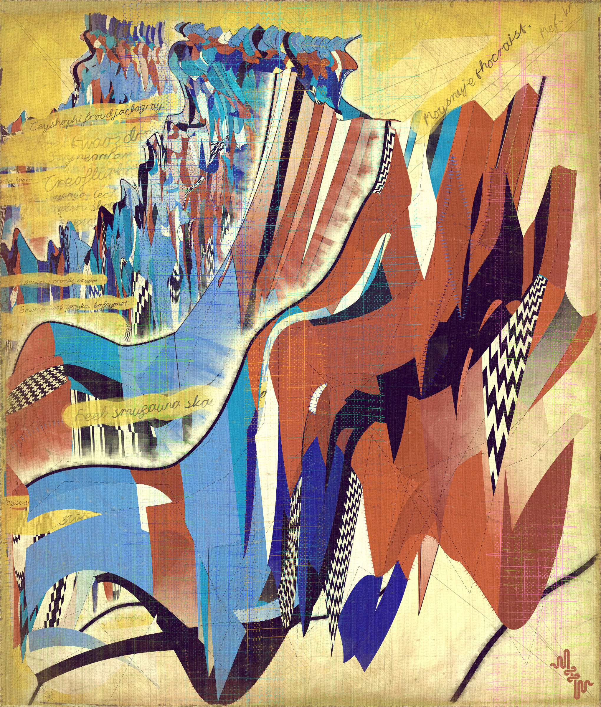 Amplitudes of Canvas #1000295