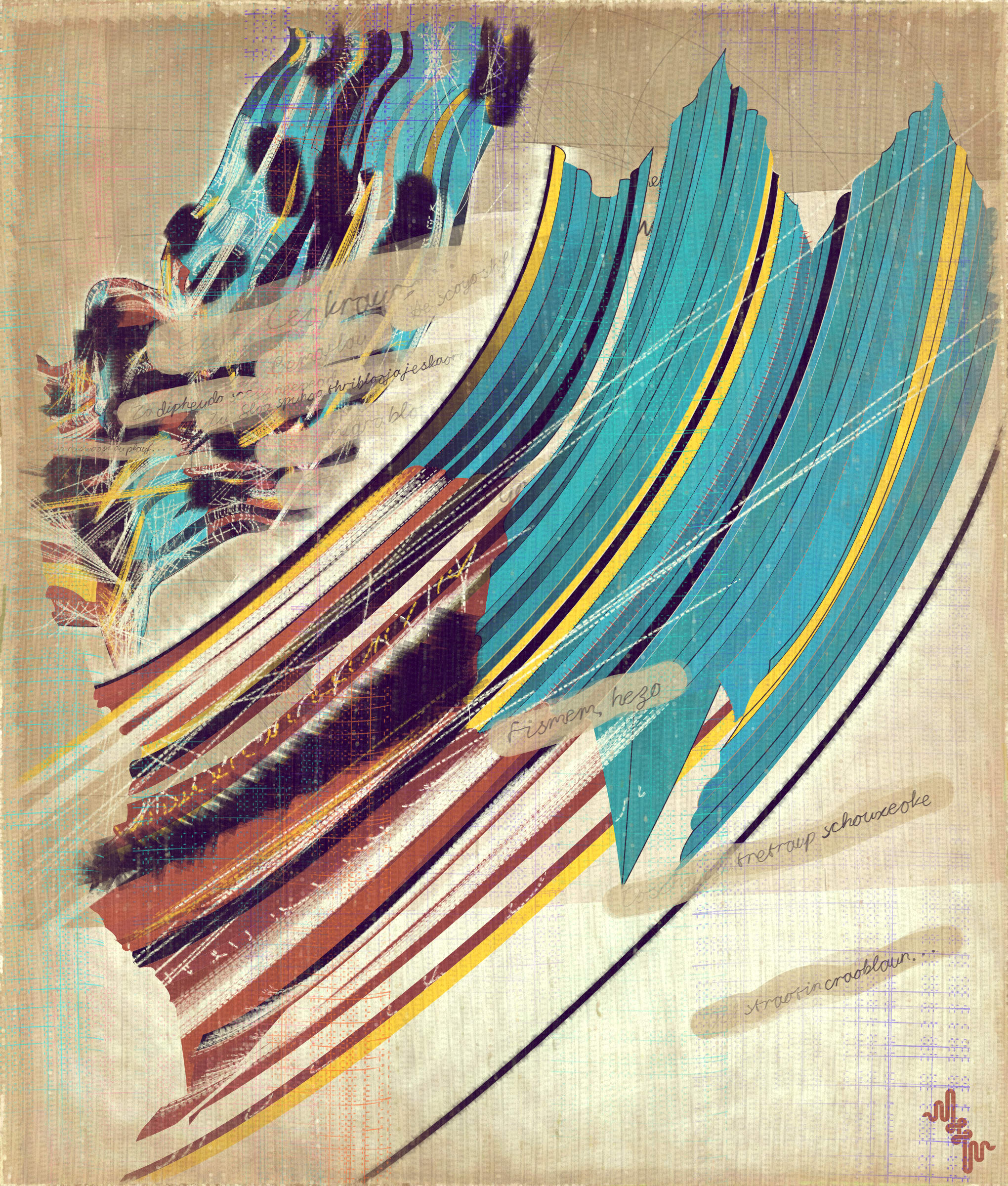 Amplitudes of Canvas #1000299