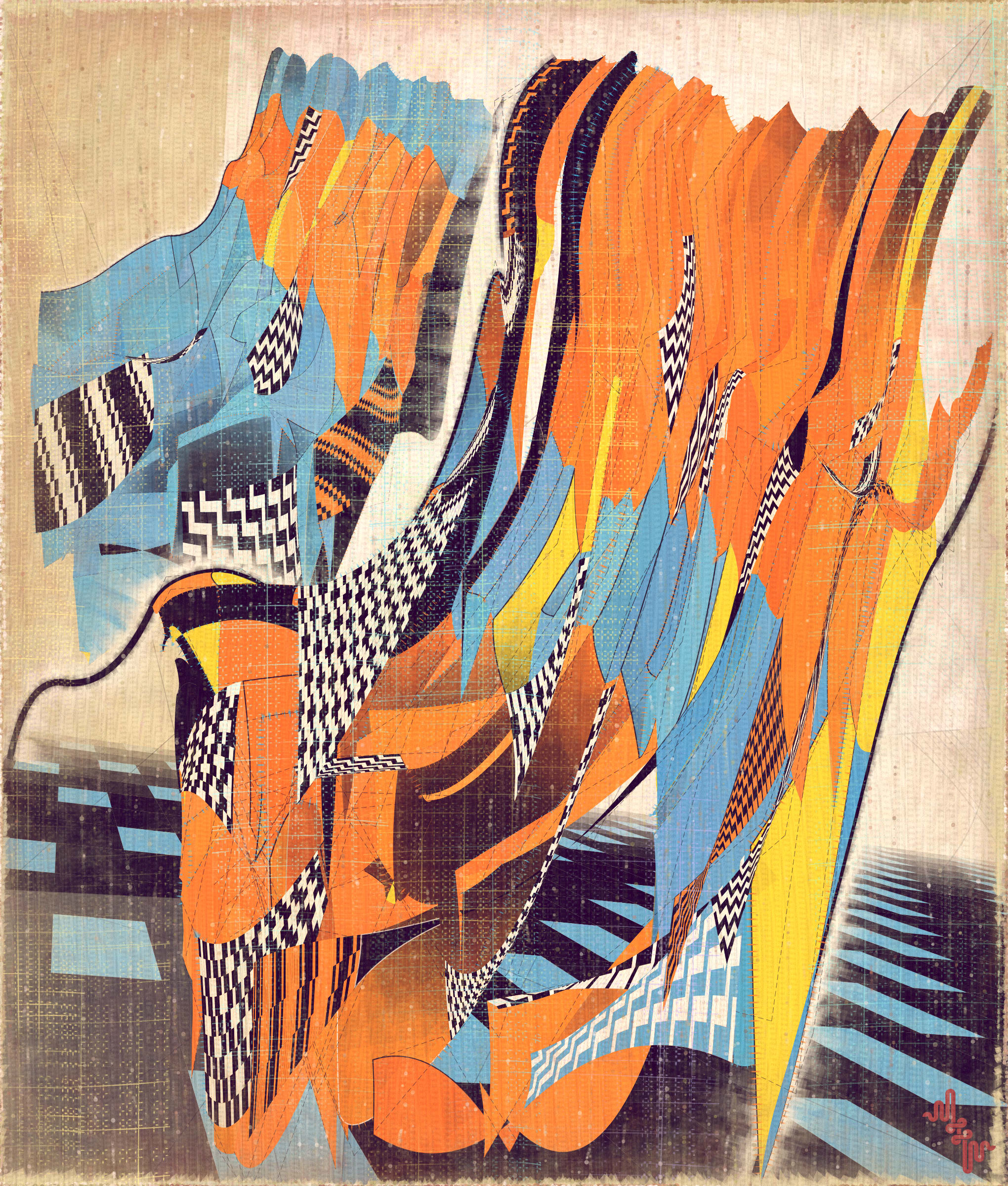 Amplitudes of Canvas #1000304