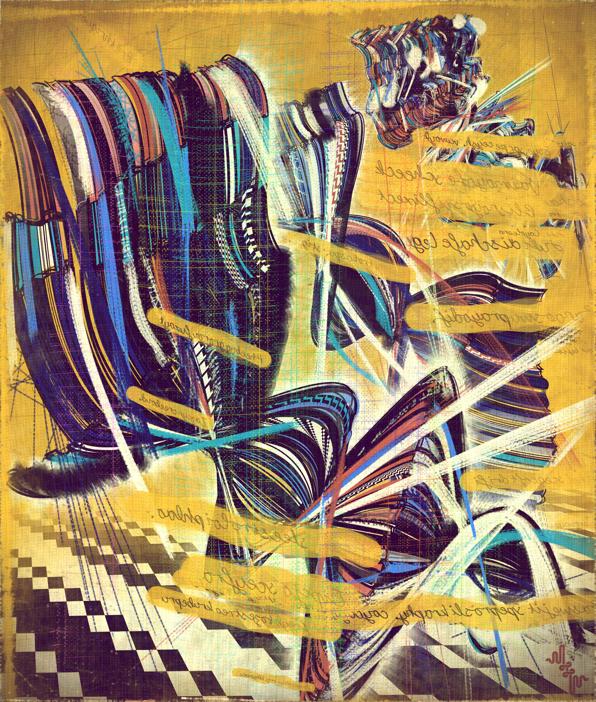Amplitudes of Canvas #1000305