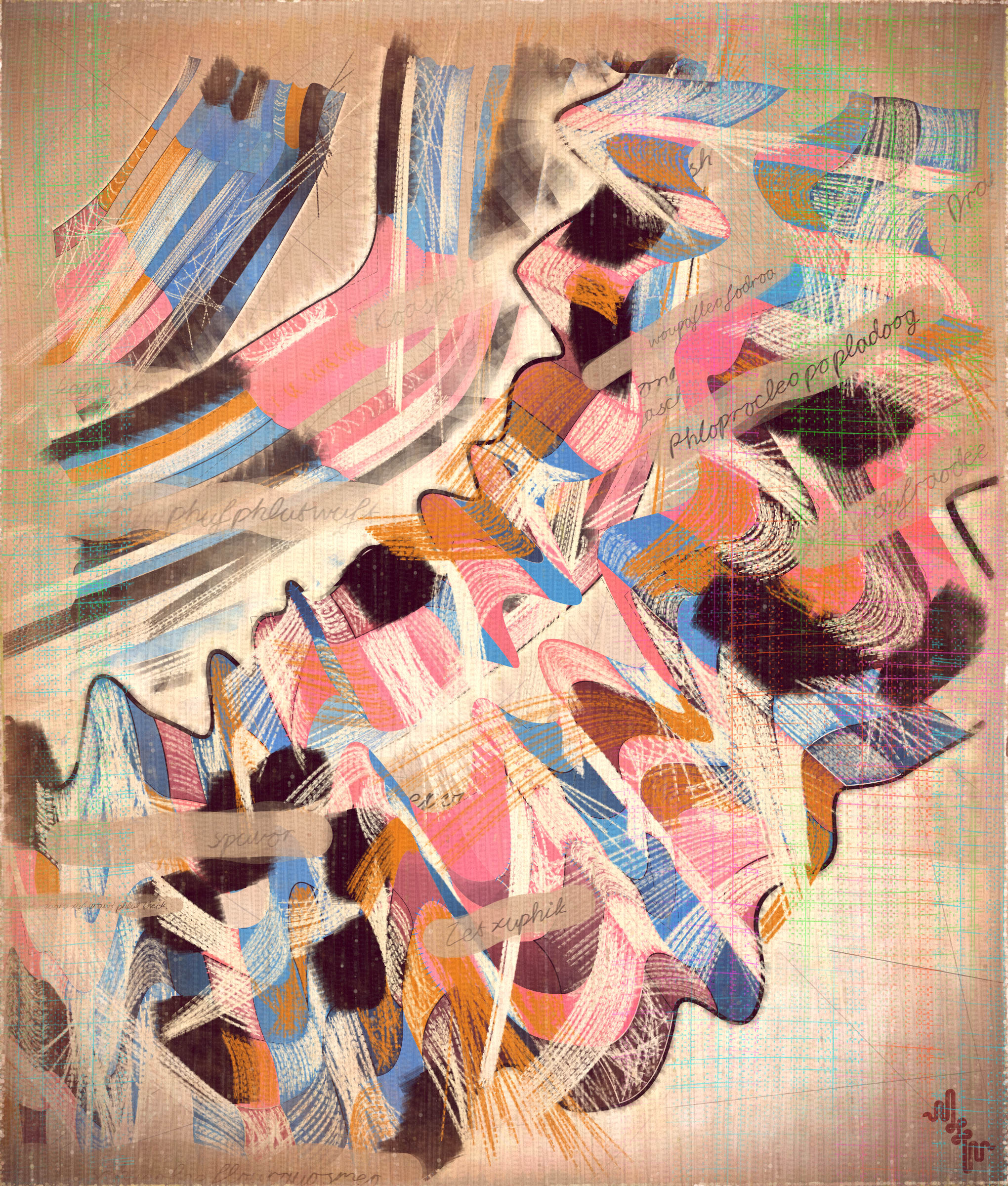 Amplitudes of Canvas #1000309