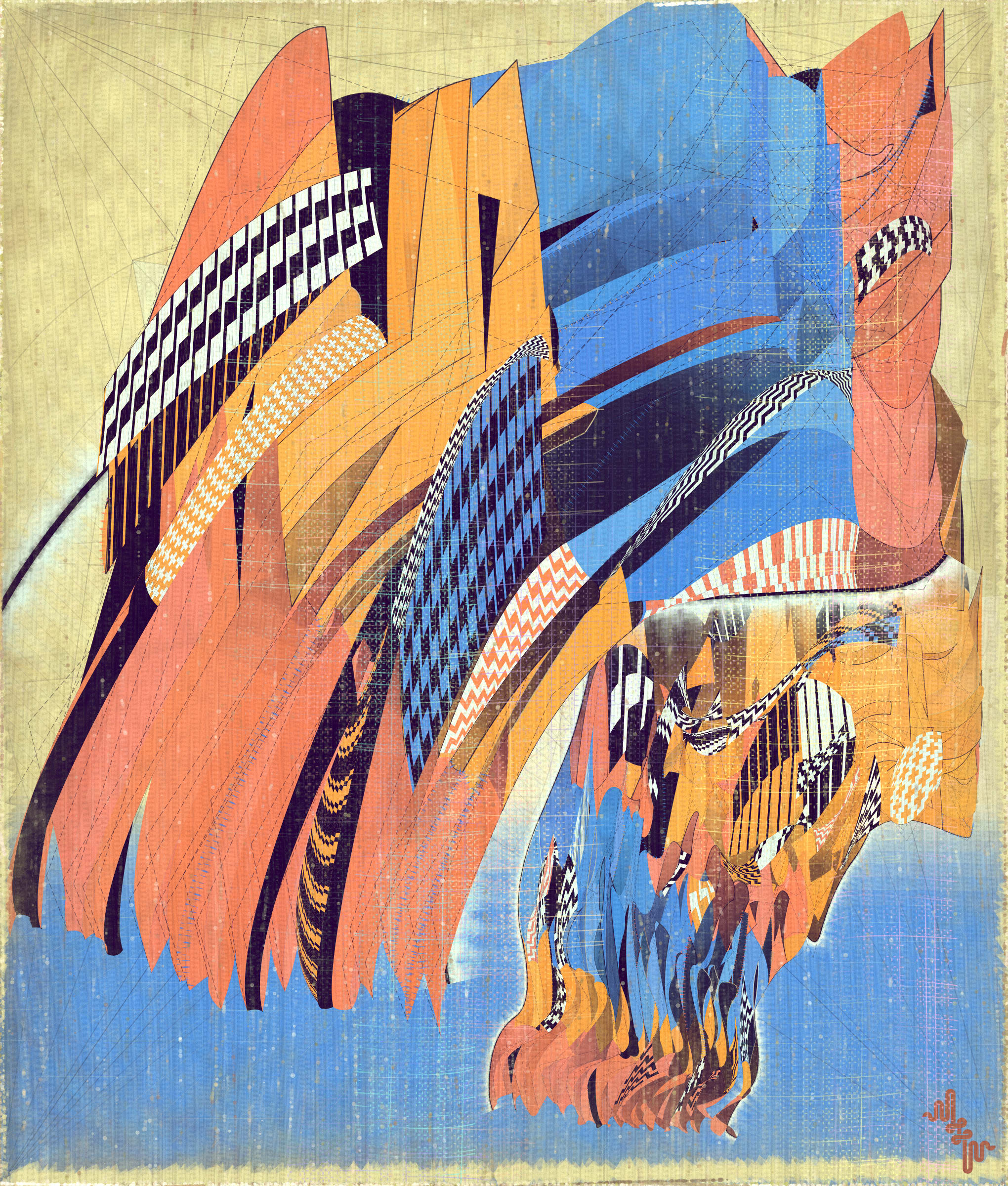 Amplitudes of Canvas #1000310