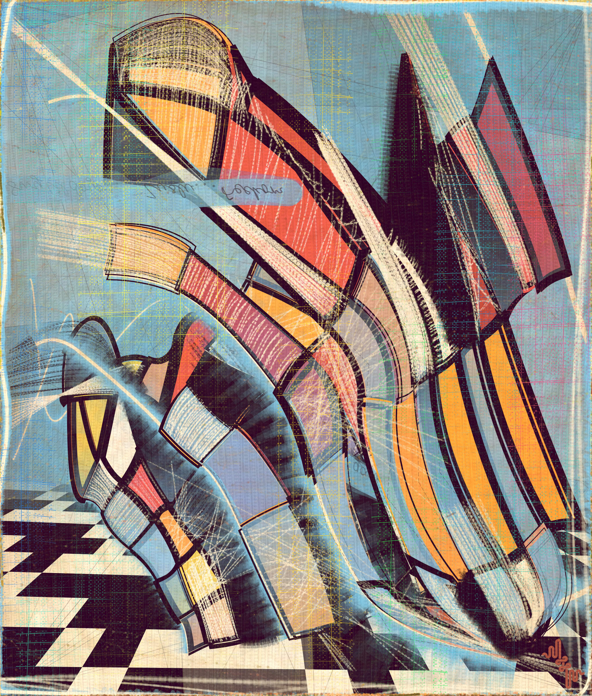 Amplitudes of Canvas #1000311