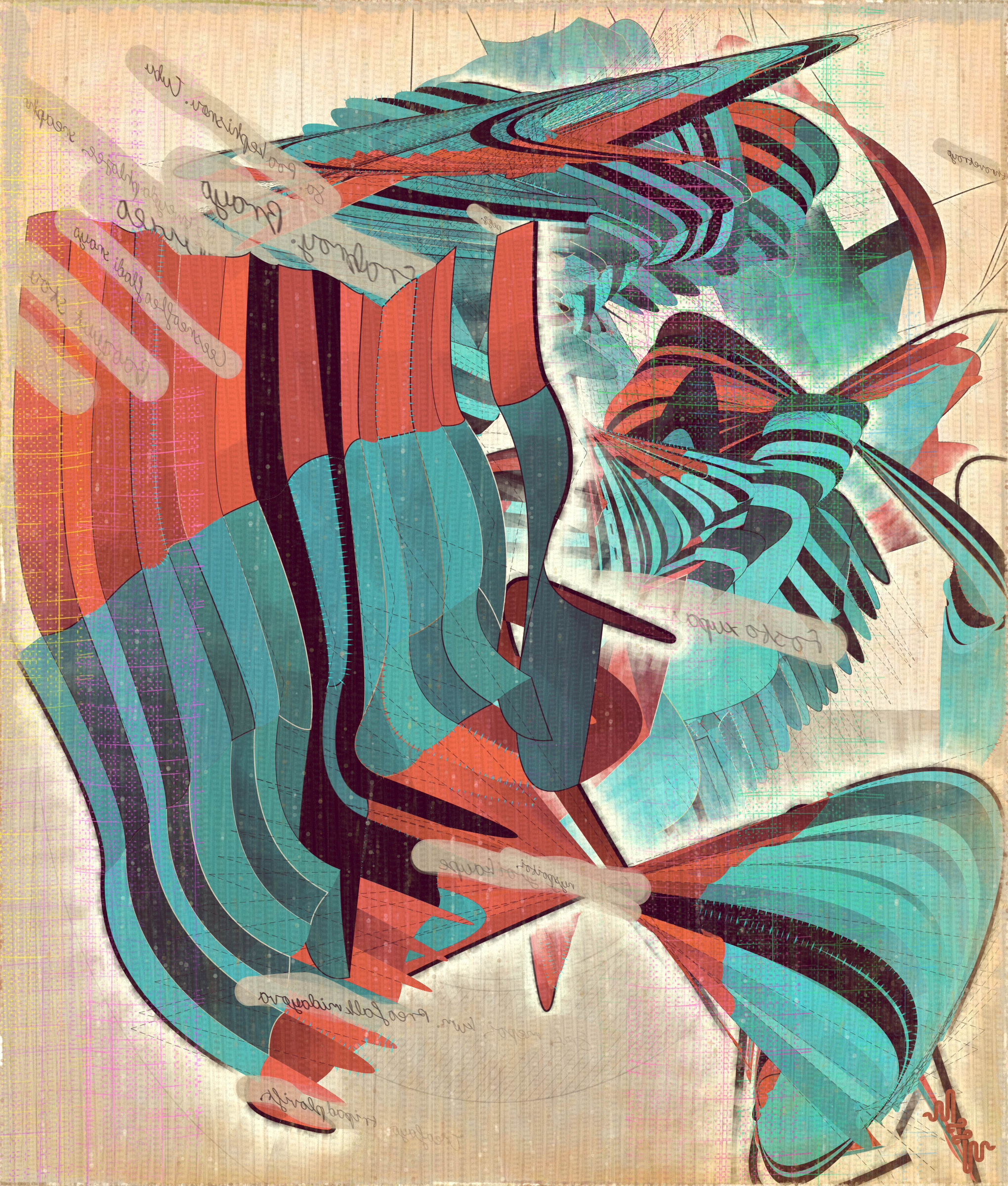 Amplitudes of Canvas #1000312