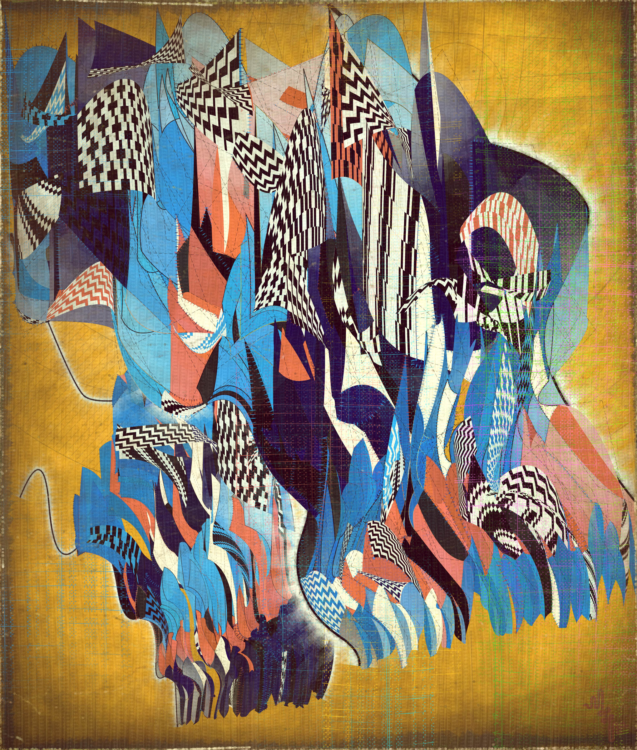 Amplitudes of Canvas #1000313