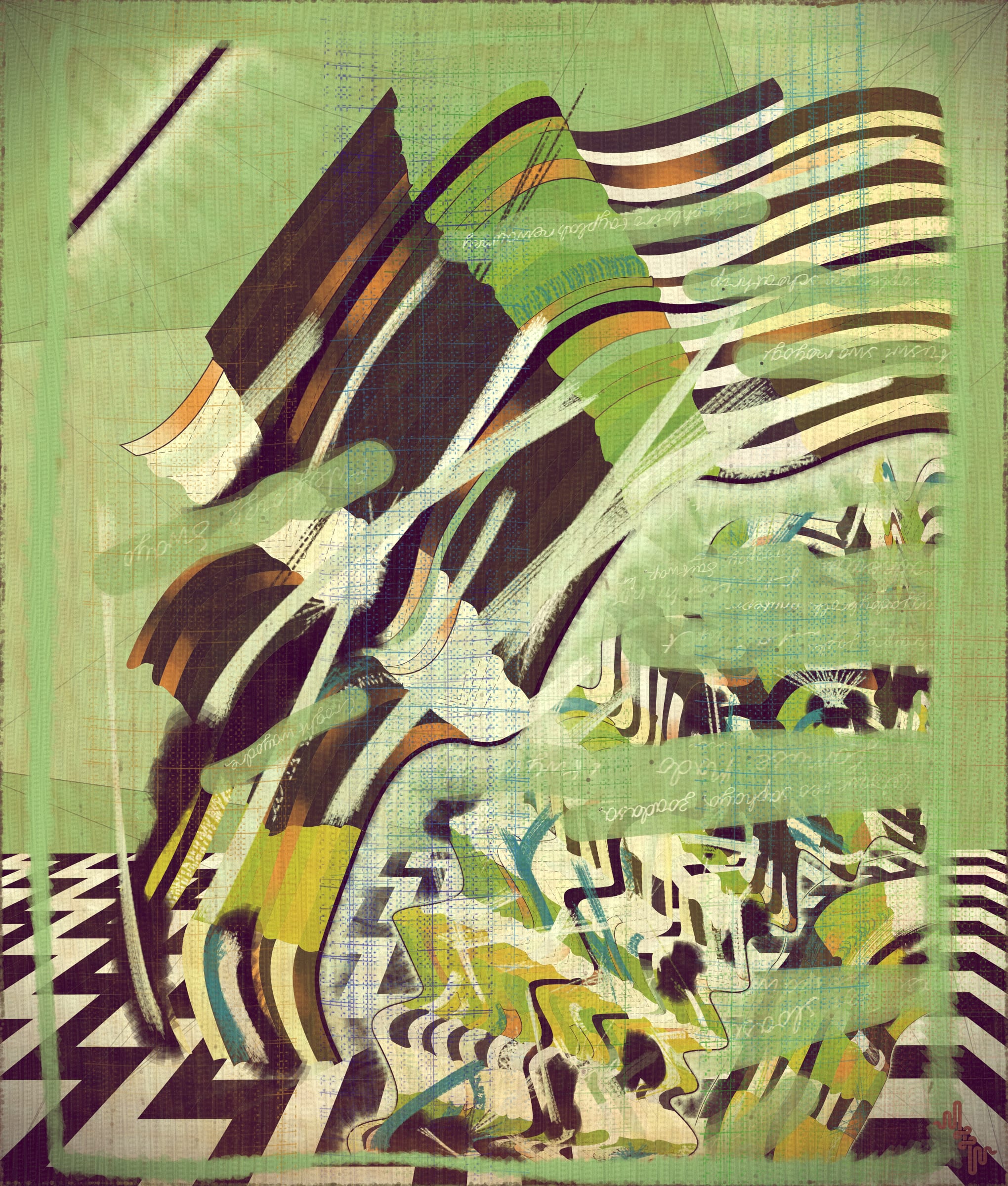 Amplitudes of Canvas #1000316