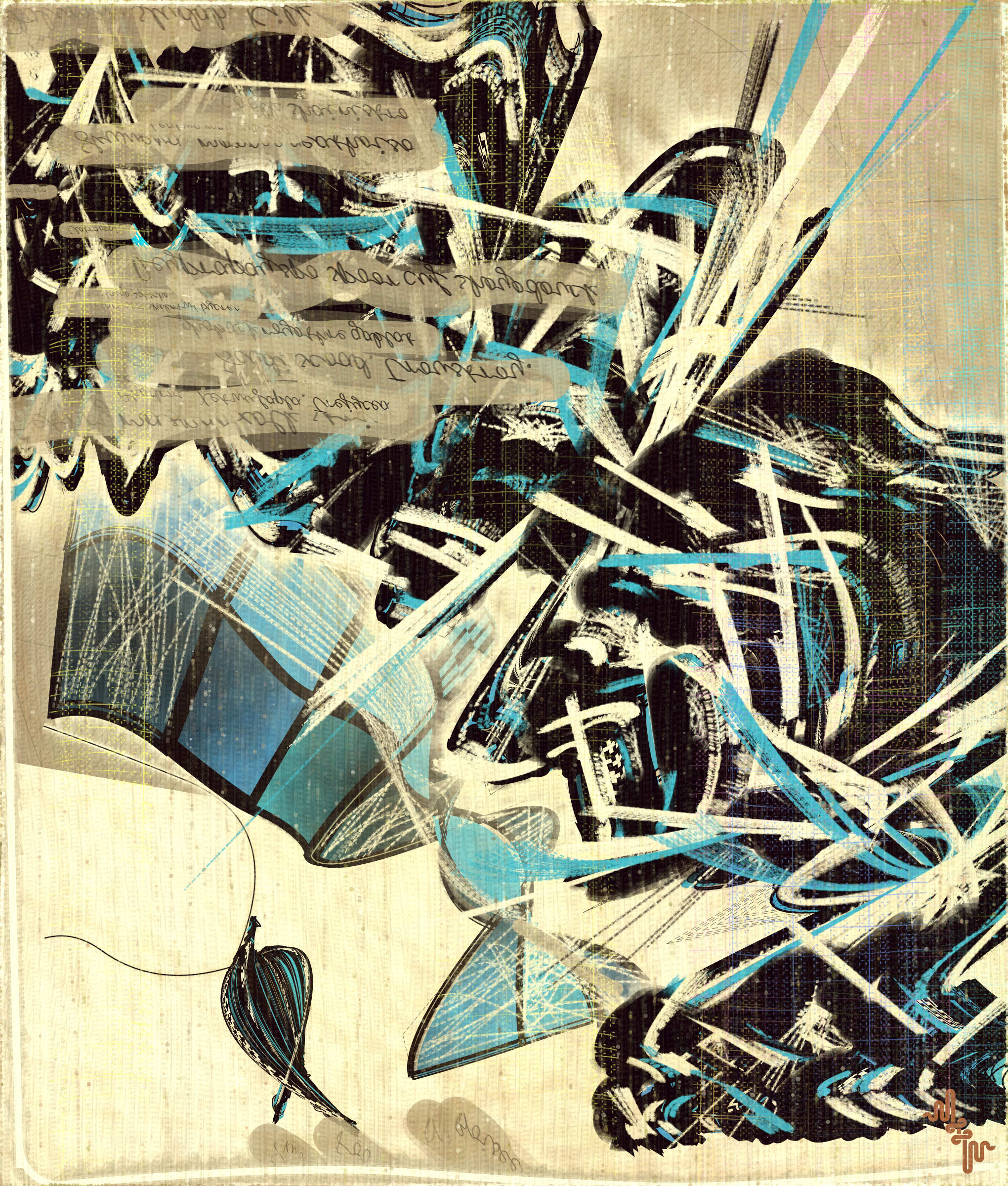 Amplitudes of Canvas #1000318