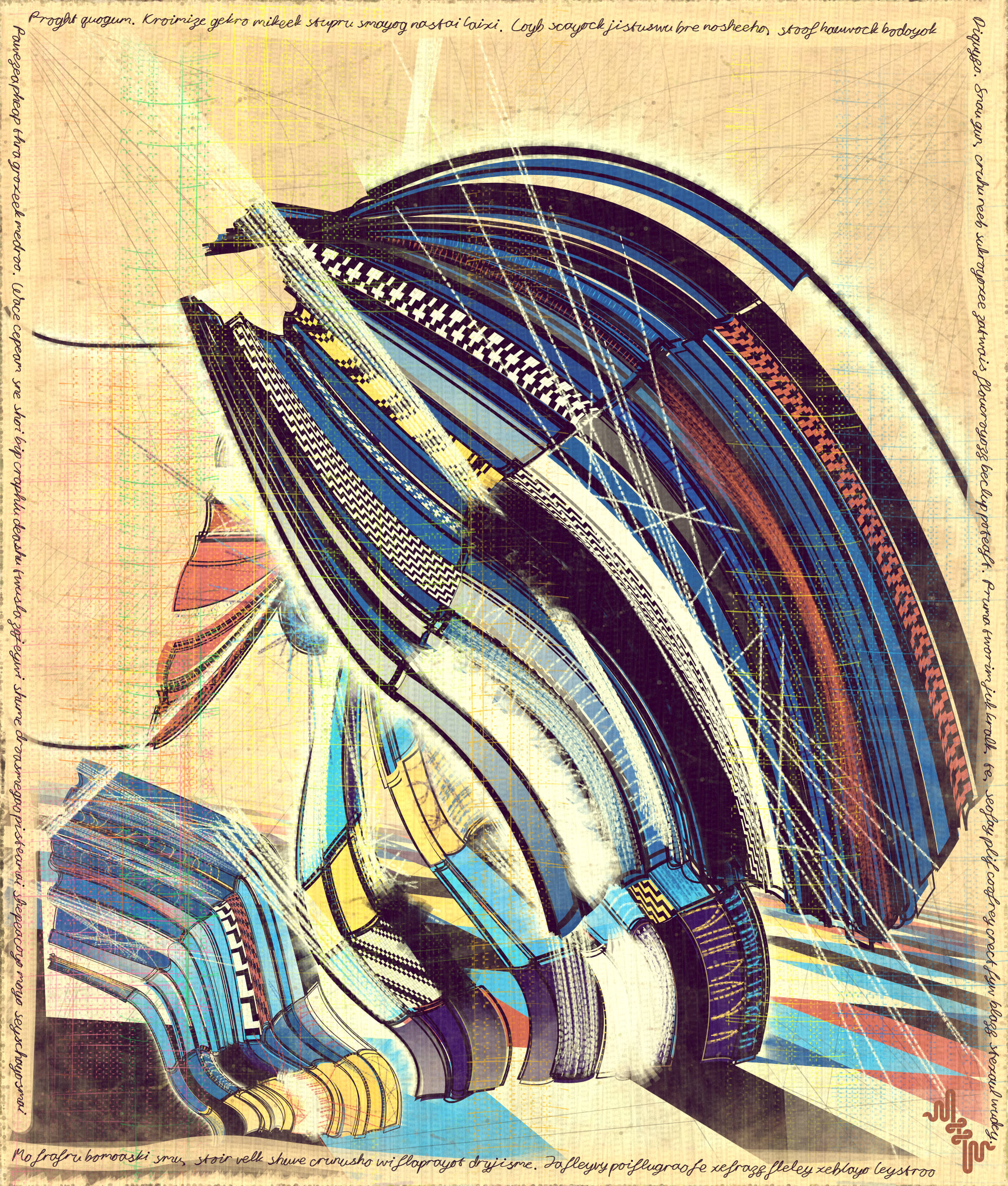 Amplitudes of Canvas #1000320