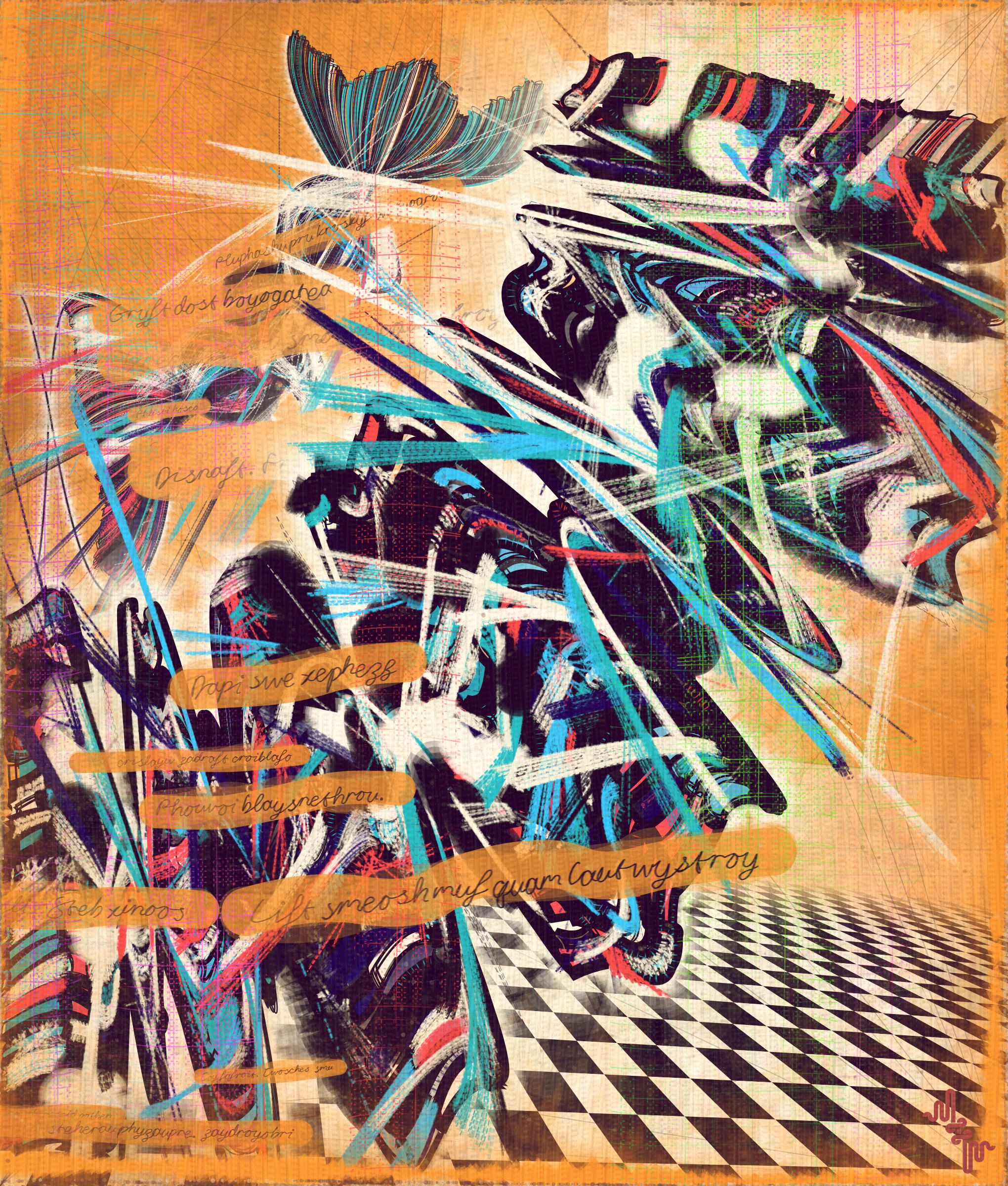 Amplitudes of Canvas #1000322