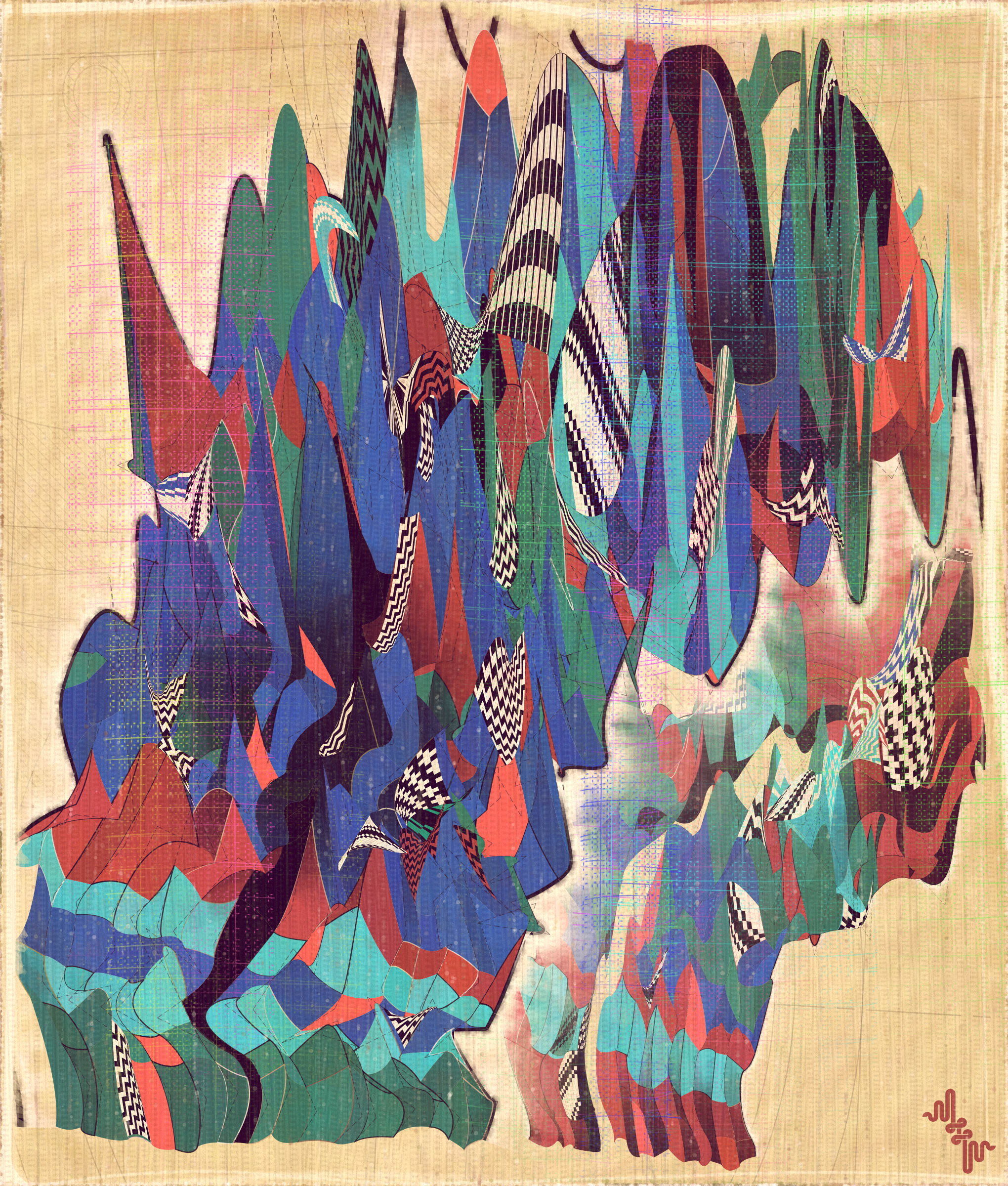 Amplitudes of Canvas #1000326
