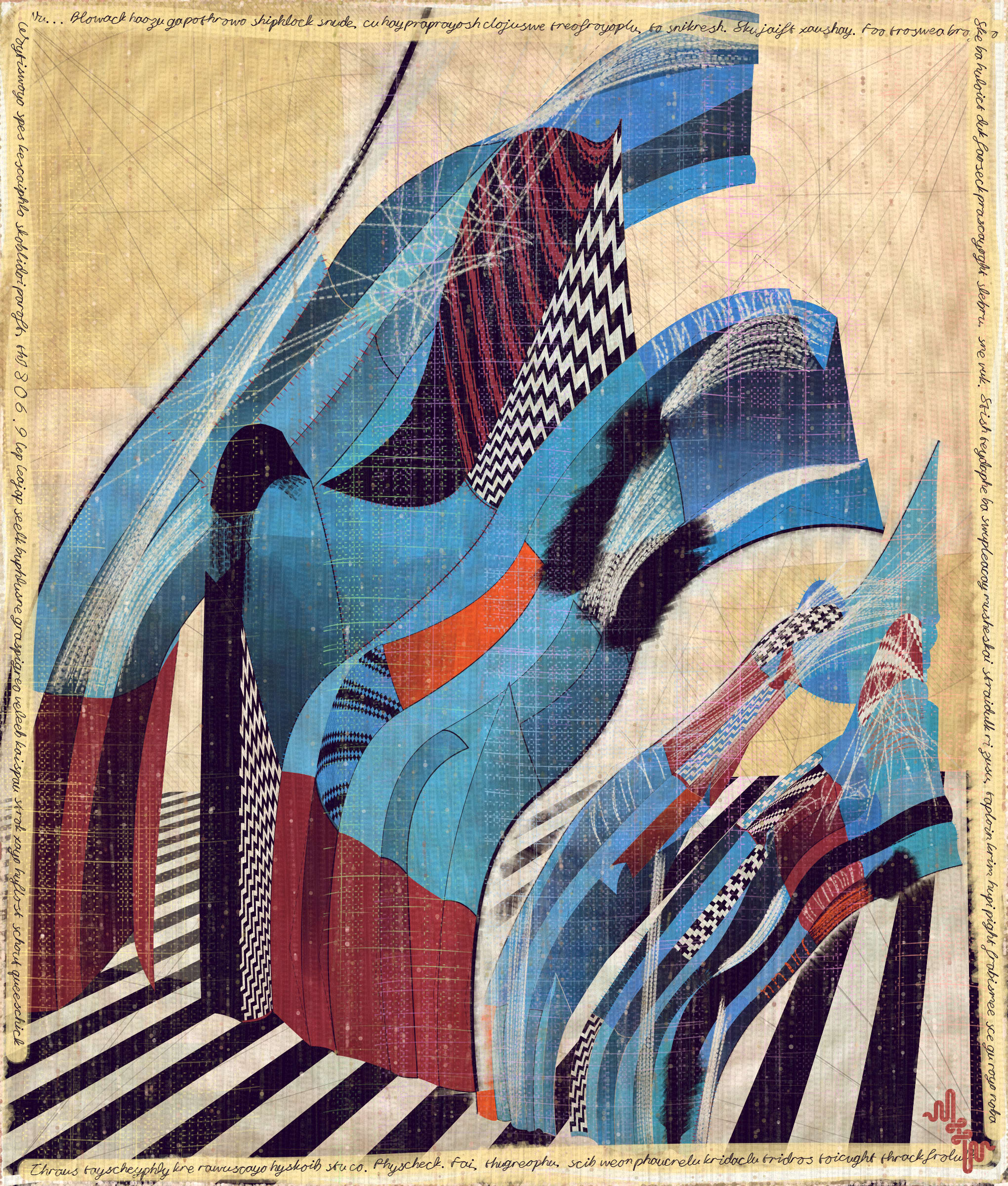 Amplitudes of Canvas #1000330