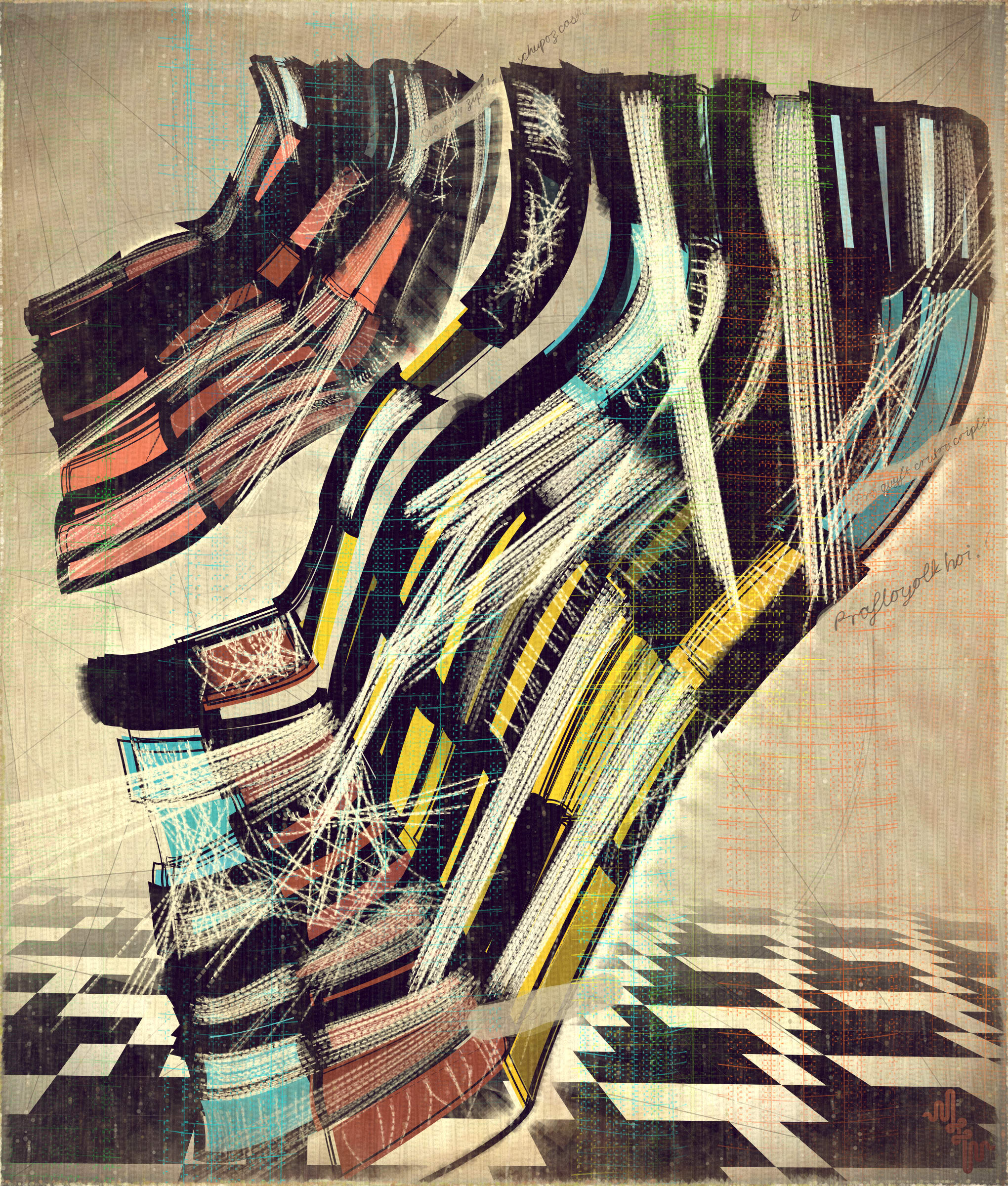 Amplitudes of Canvas #1000334