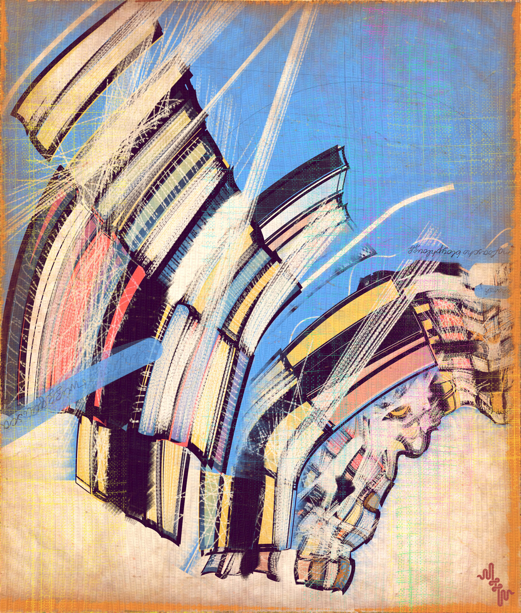 Amplitudes of Canvas #1000345