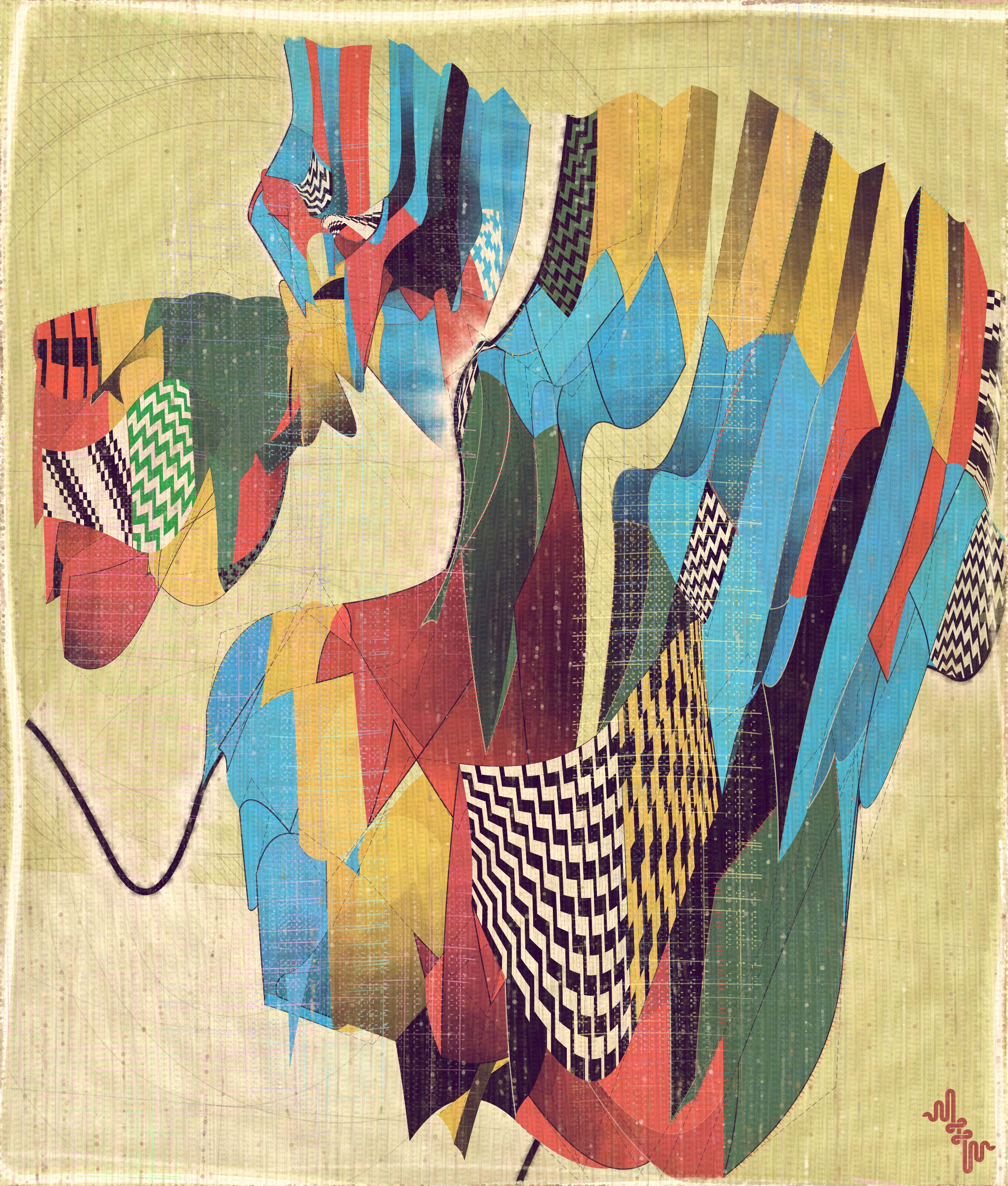 Amplitudes of Canvas #1000346
