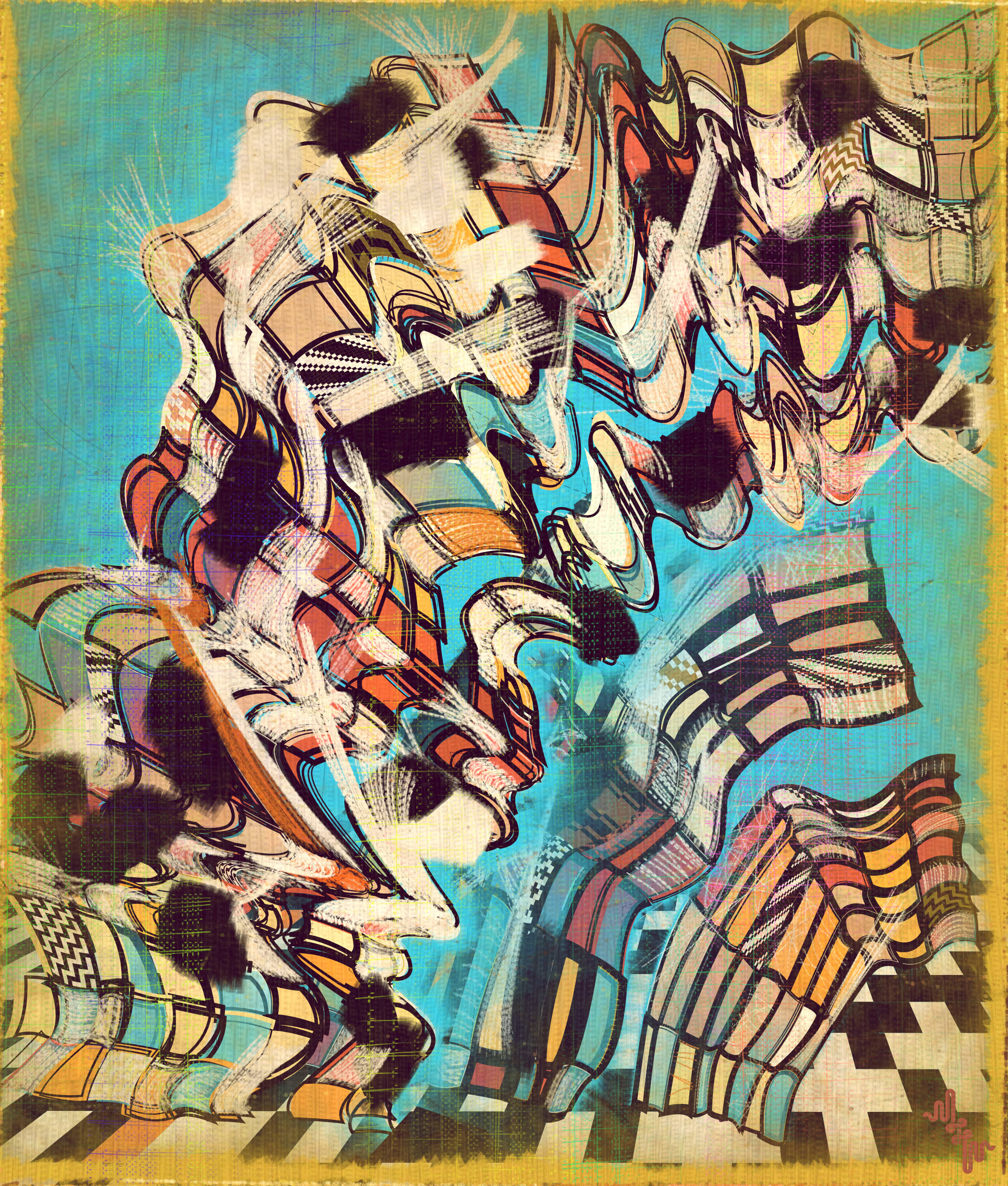 Amplitudes of Canvas #1000358