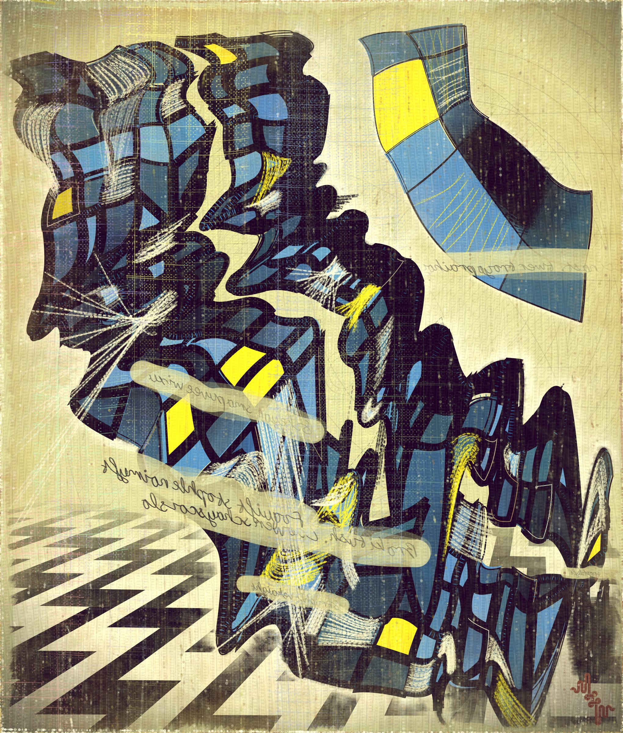 Amplitudes of Canvas #1000360