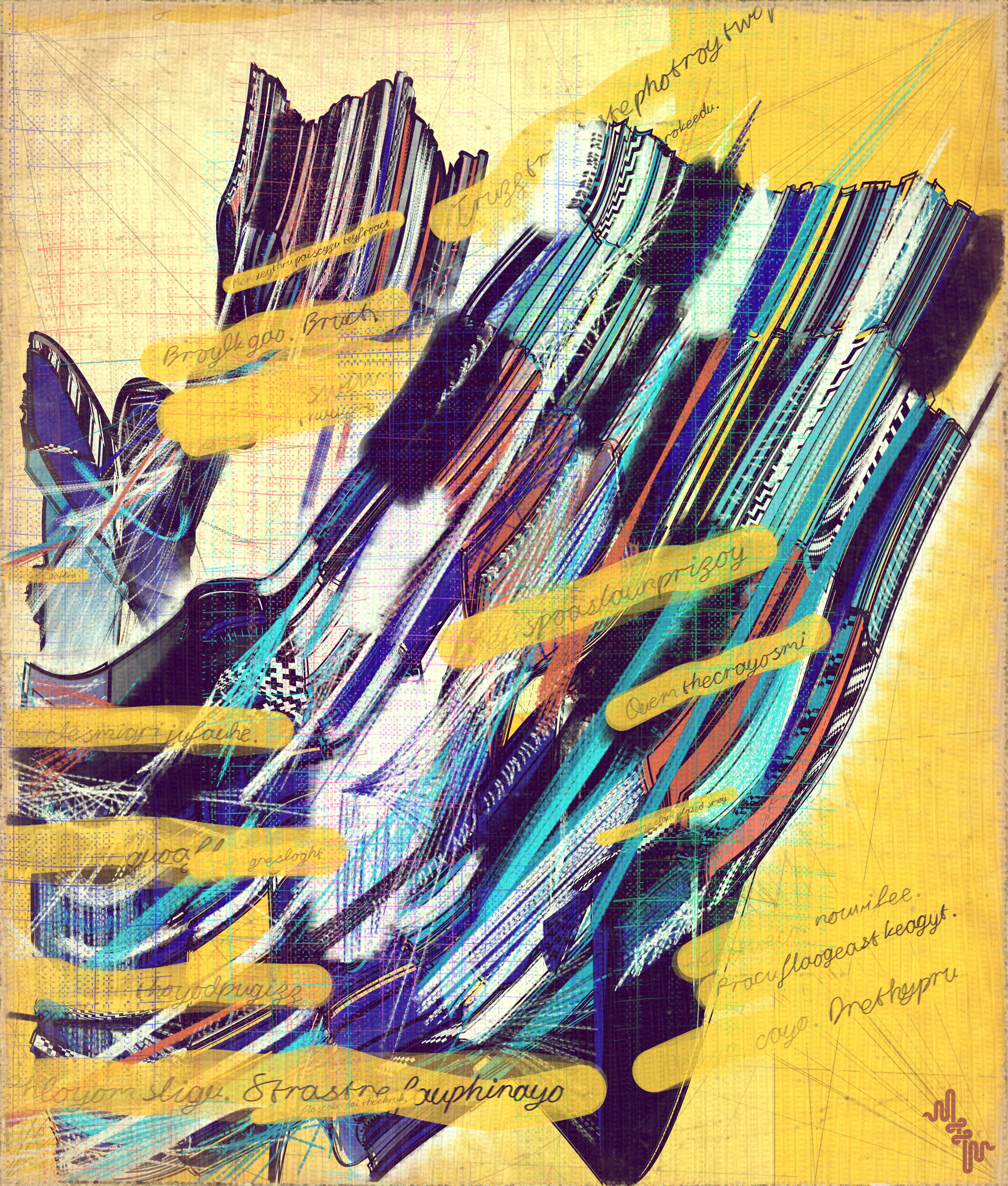 Amplitudes of Canvas #1000363