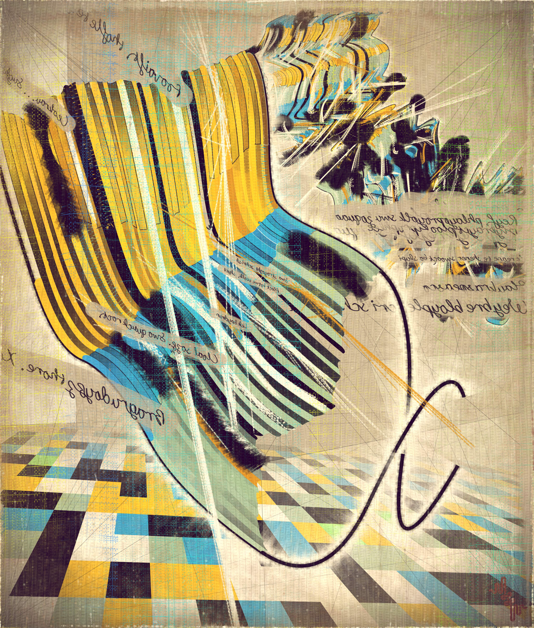 Amplitudes of Canvas #1000365