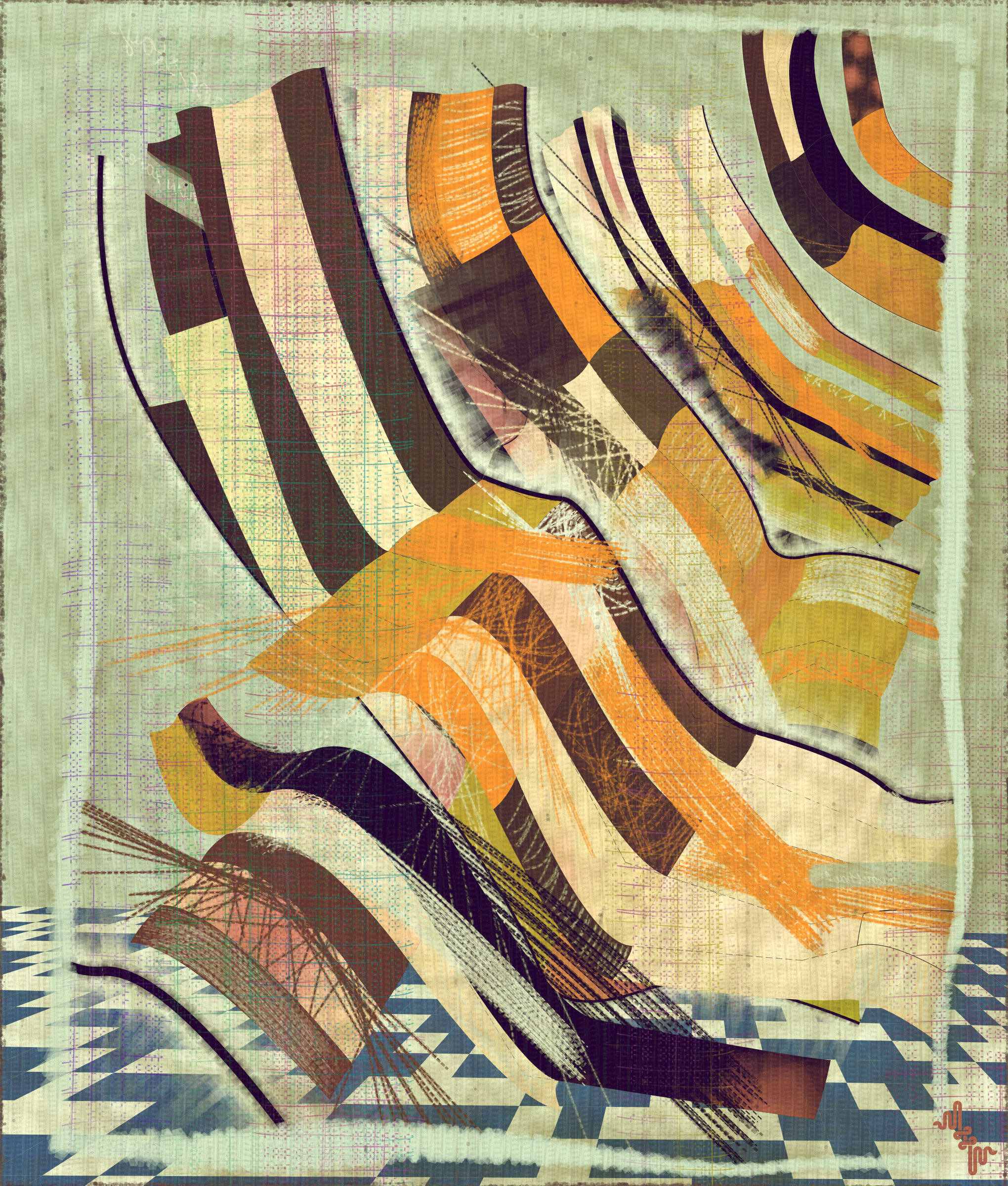 Amplitudes of Canvas #1000366
