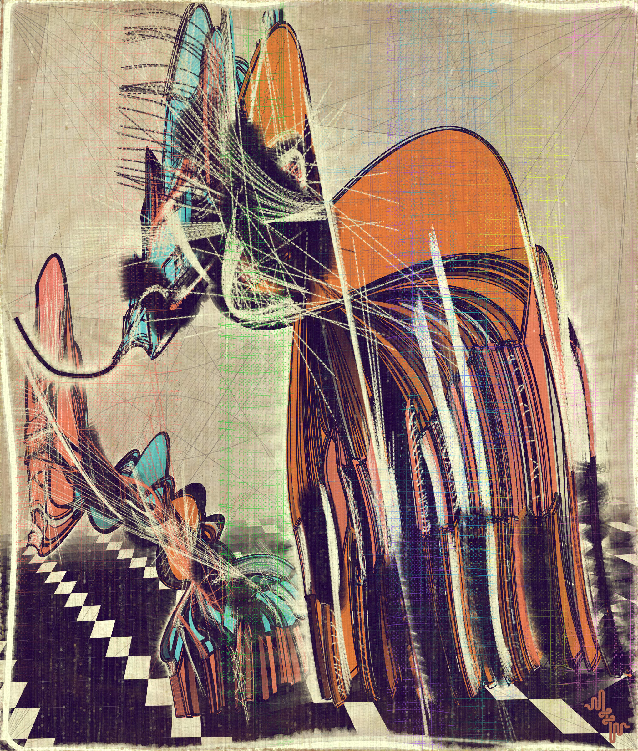 Amplitudes of Canvas #1000367