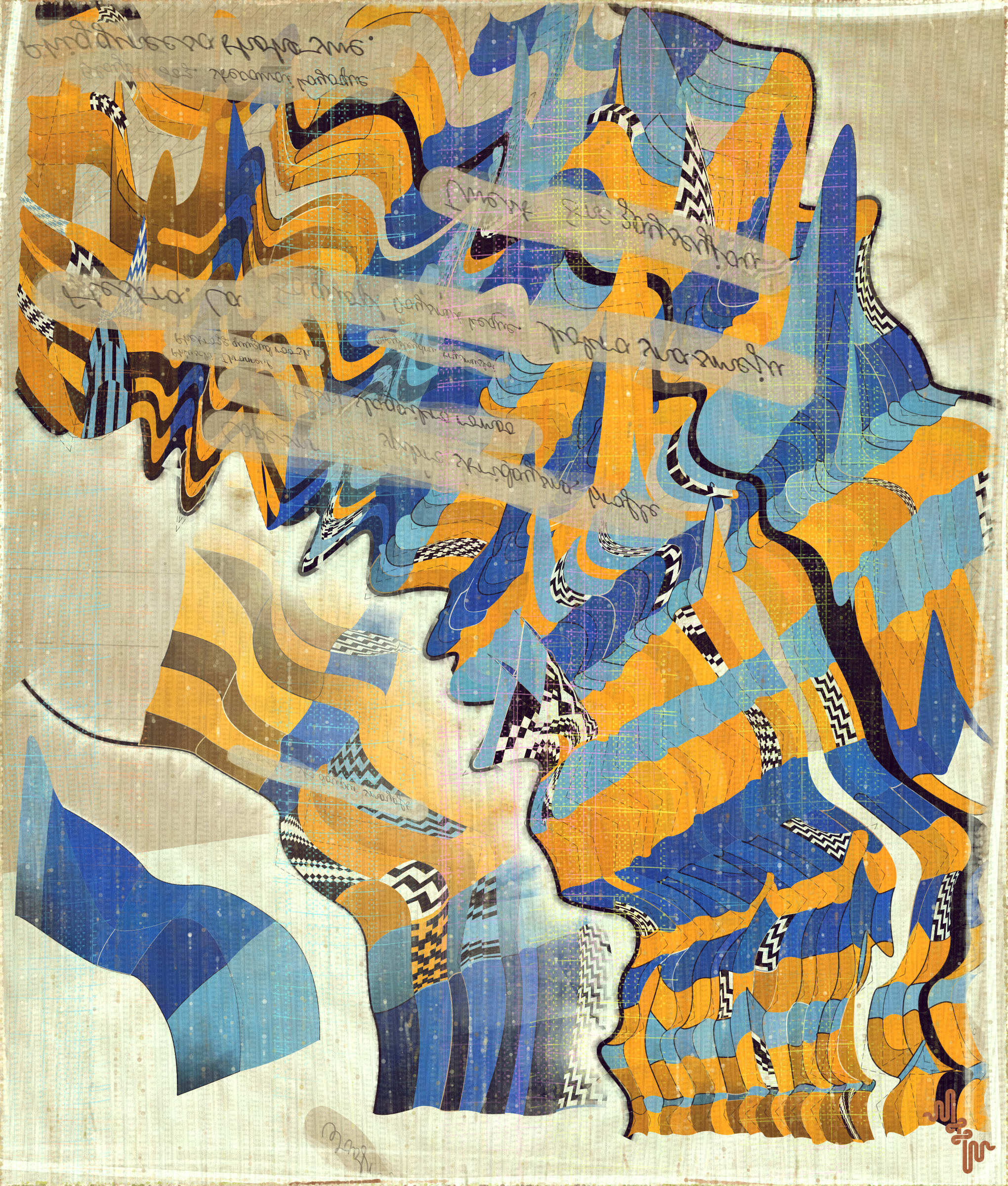 Amplitudes of Canvas #1000369