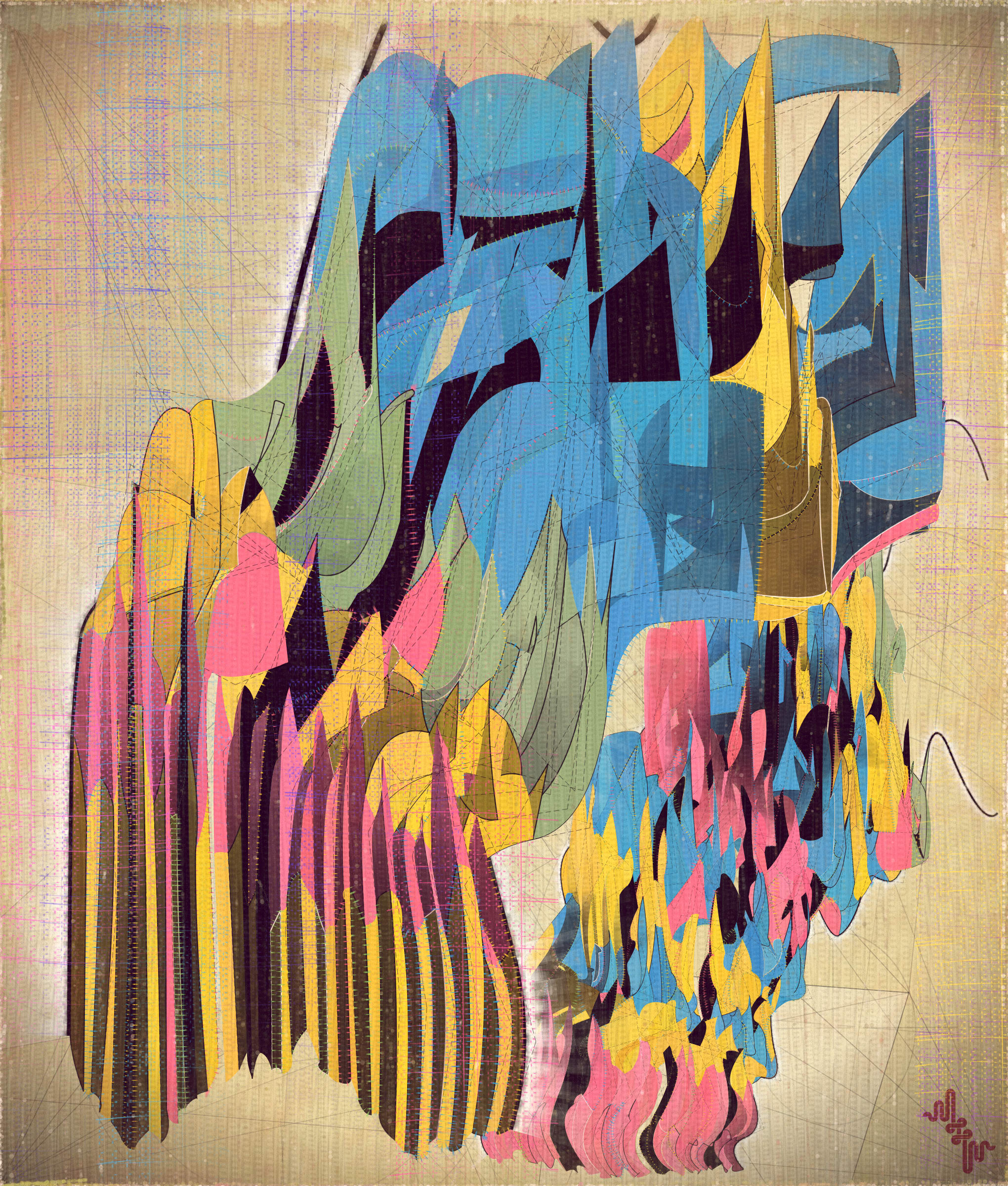 Amplitudes of Canvas #1000372