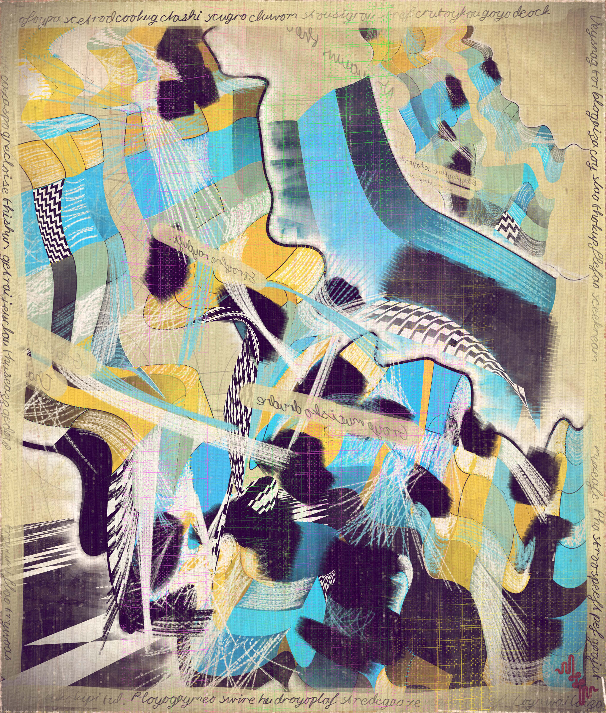Amplitudes of Canvas #1000373