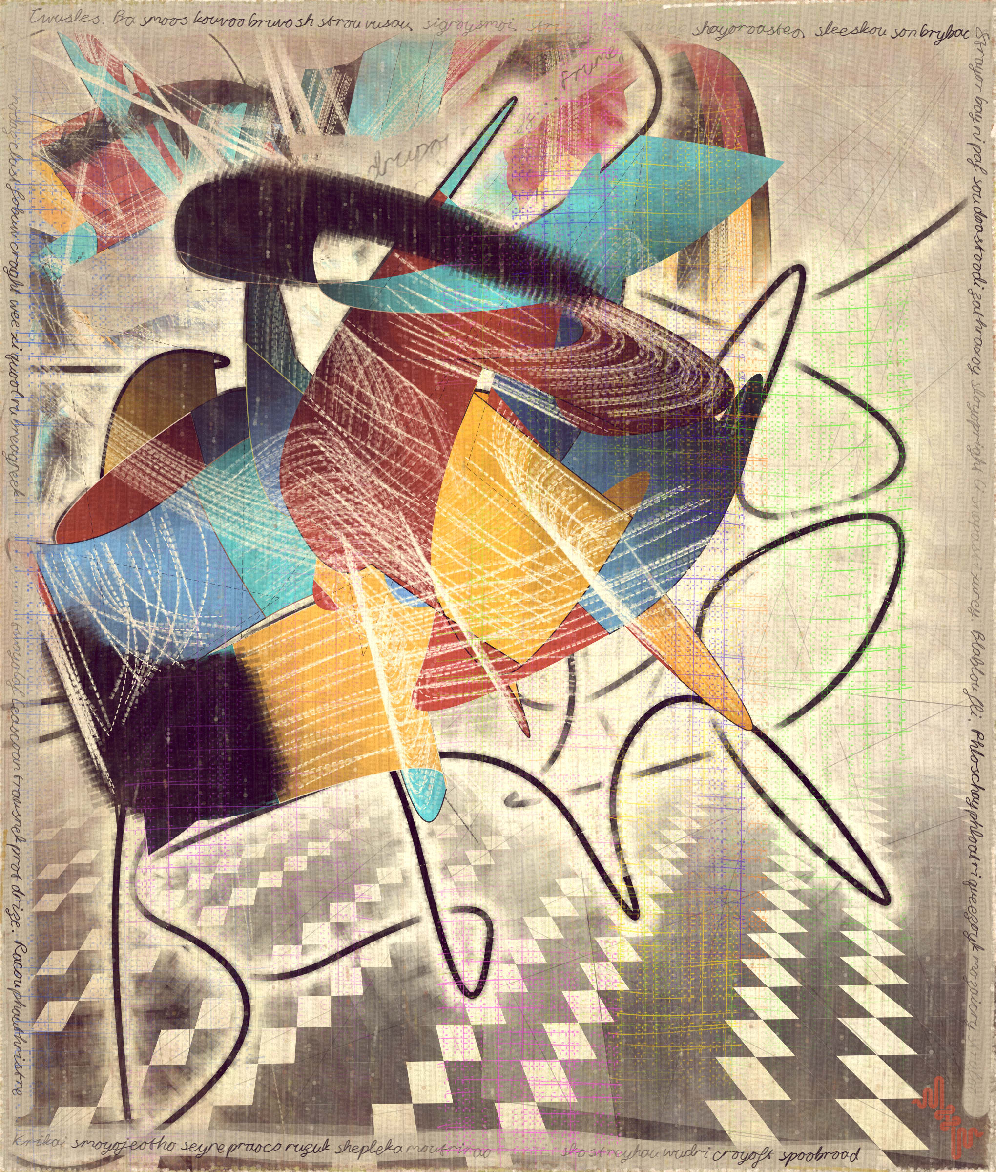 Amplitudes of Canvas #1000374