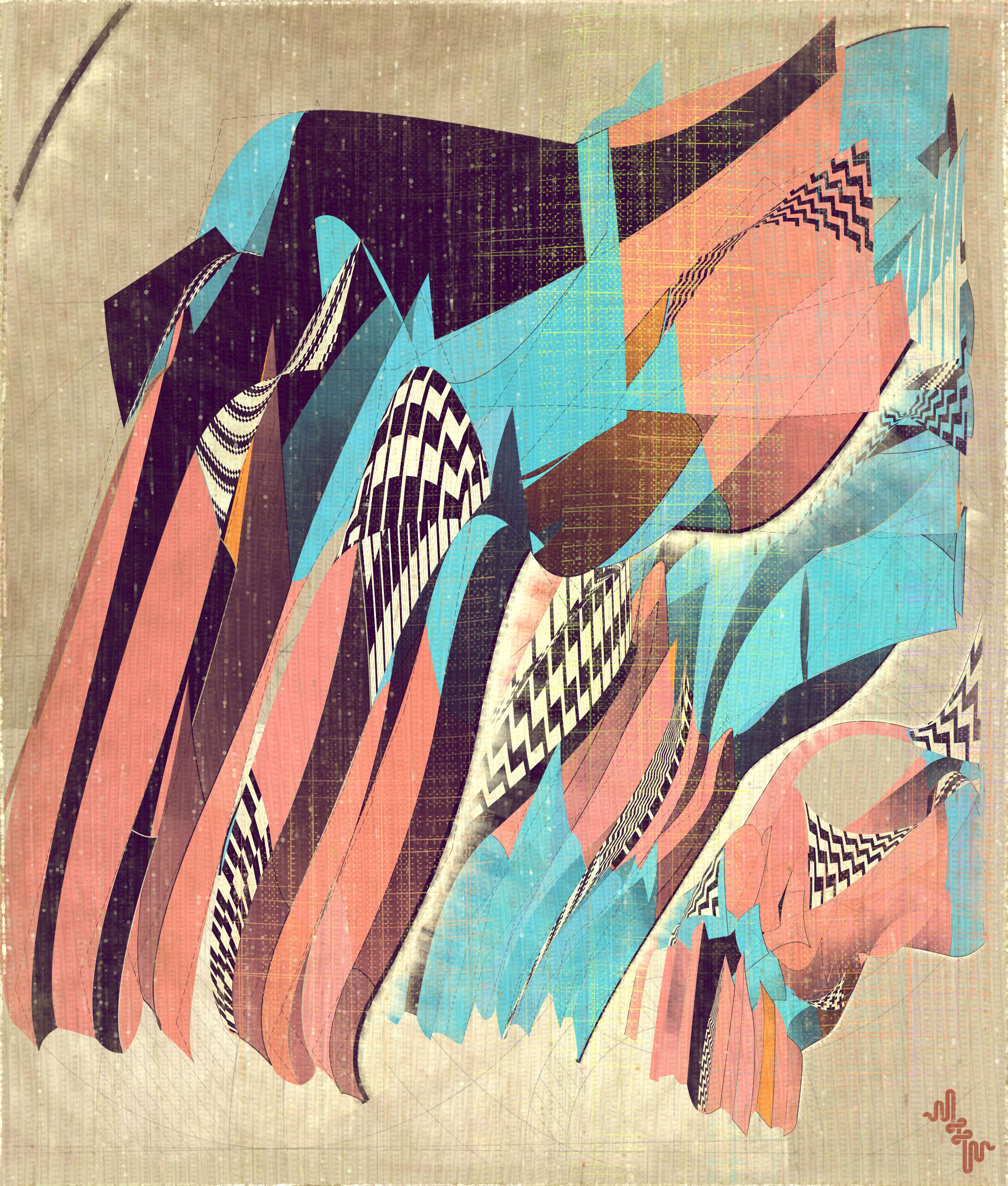 Amplitudes of Canvas #1000377