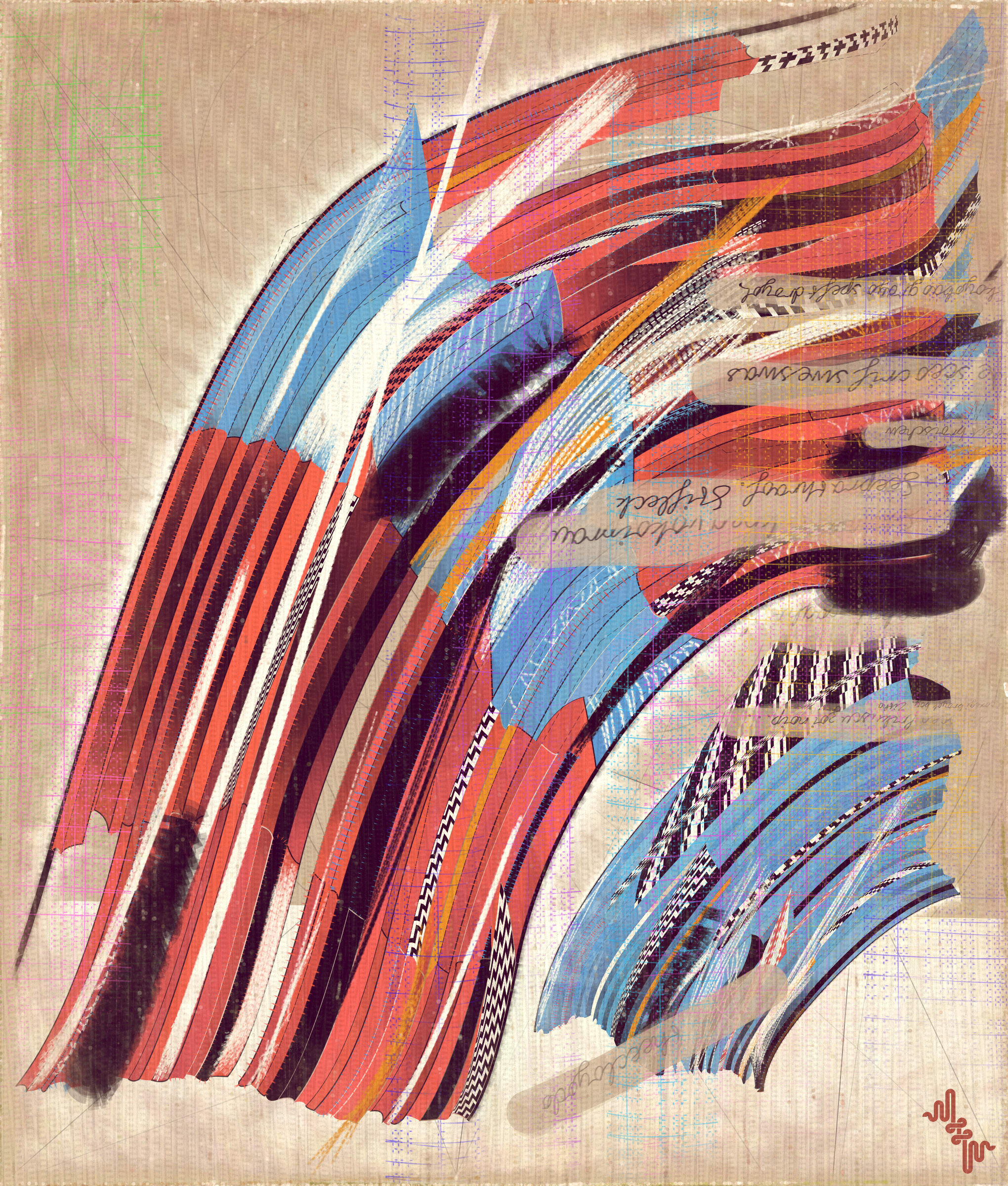 Amplitudes of Canvas #1000380