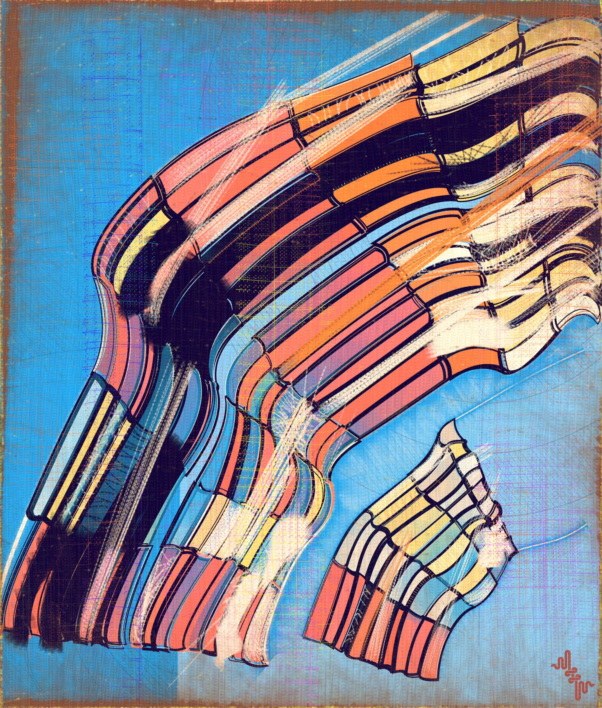 Amplitudes of Canvas #1000383