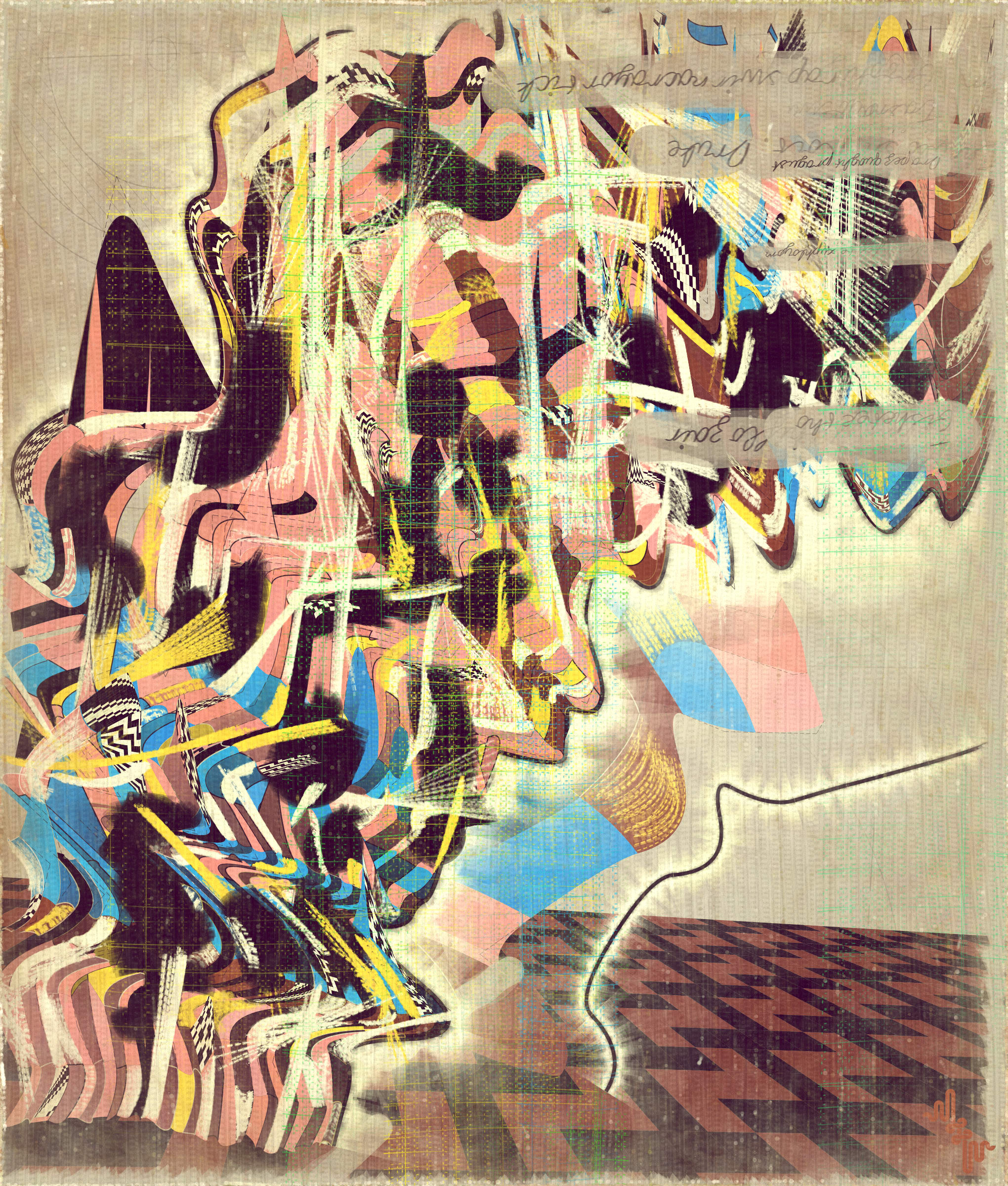 Amplitudes of Canvas #1000385