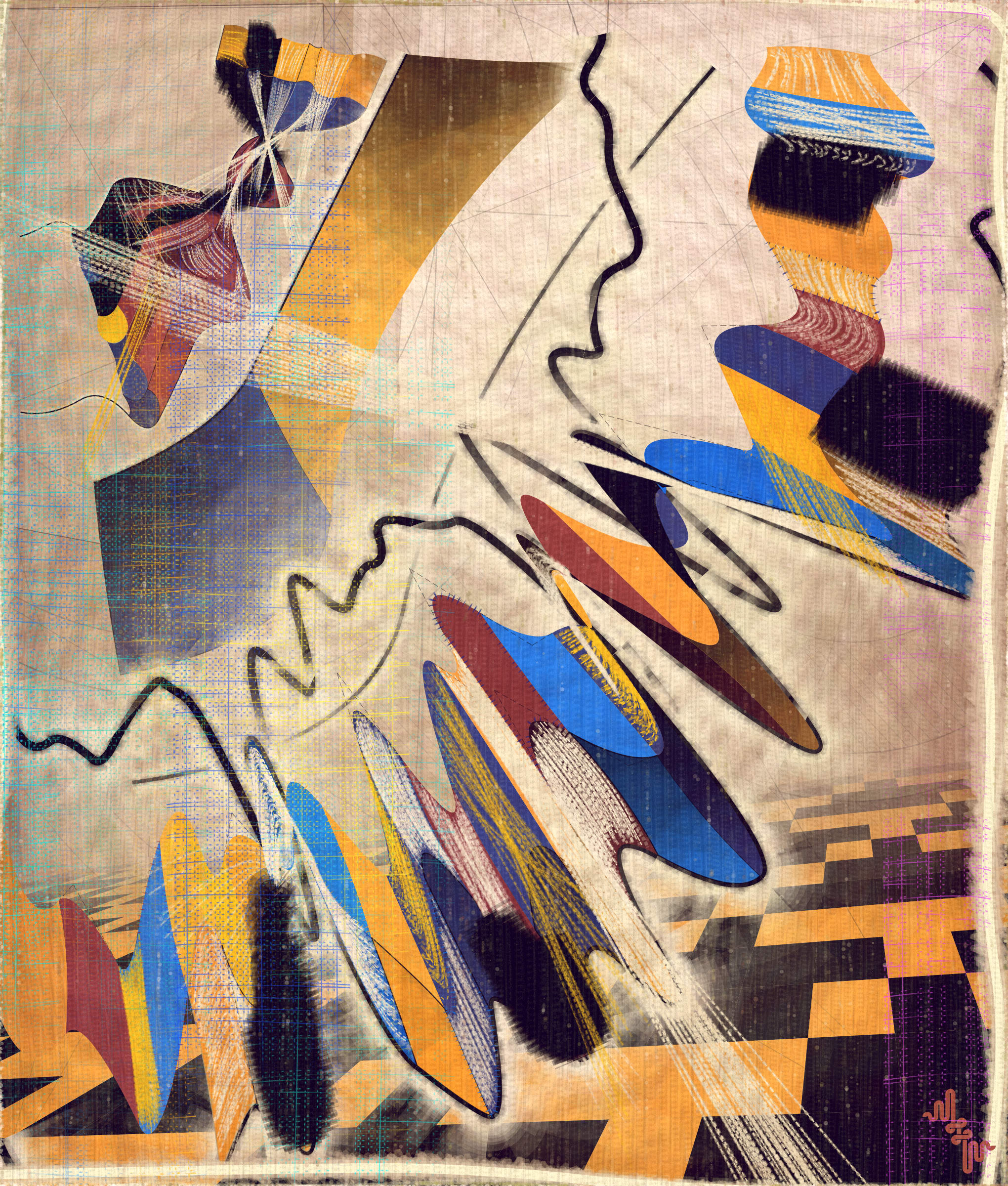 Amplitudes of Canvas #1000388