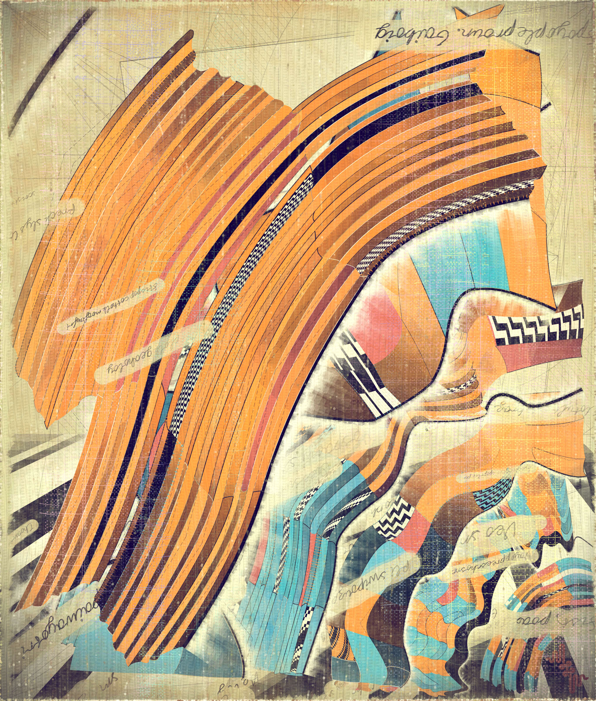 Amplitudes of Canvas #1000390