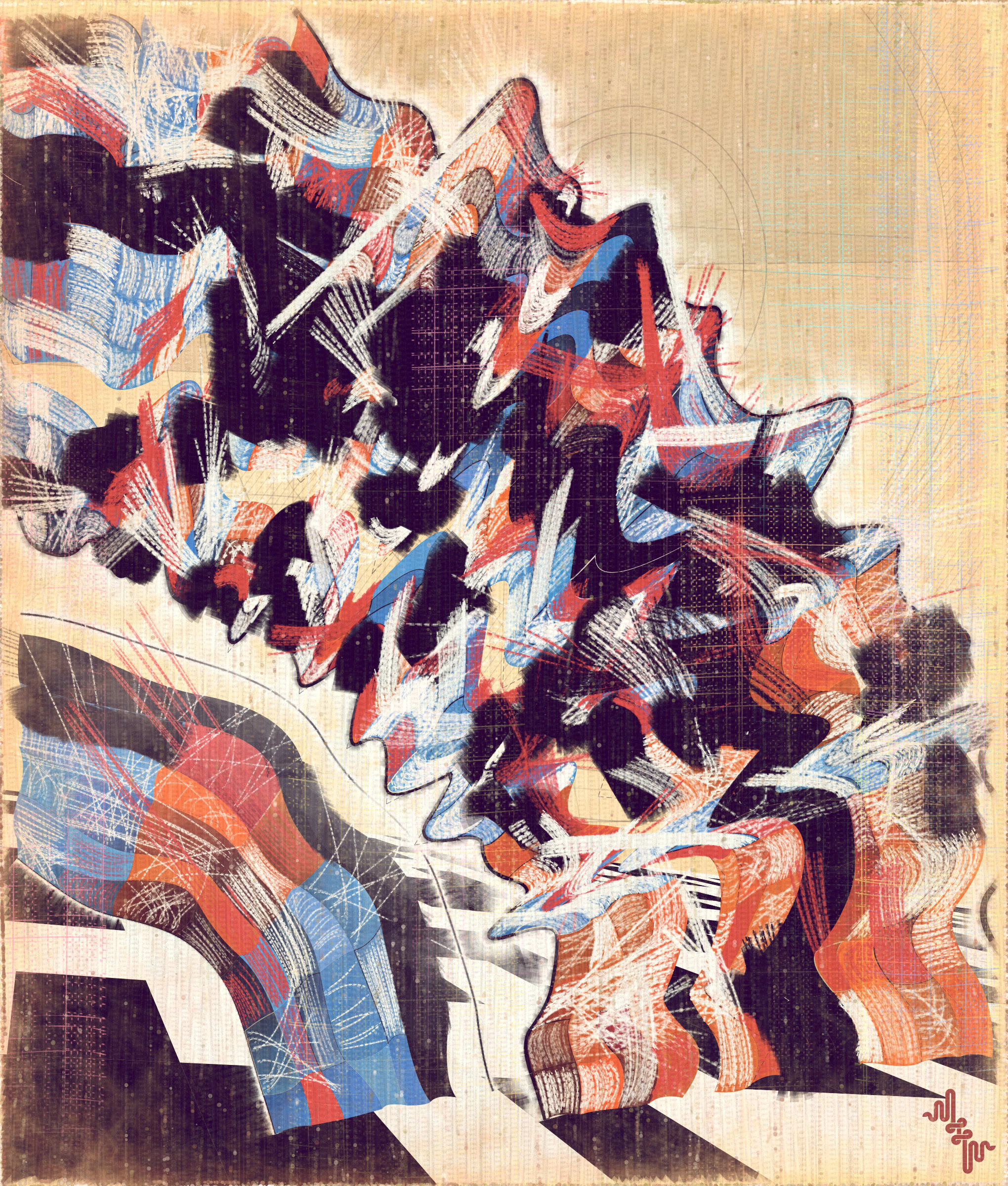 Amplitudes of Canvas #1000393