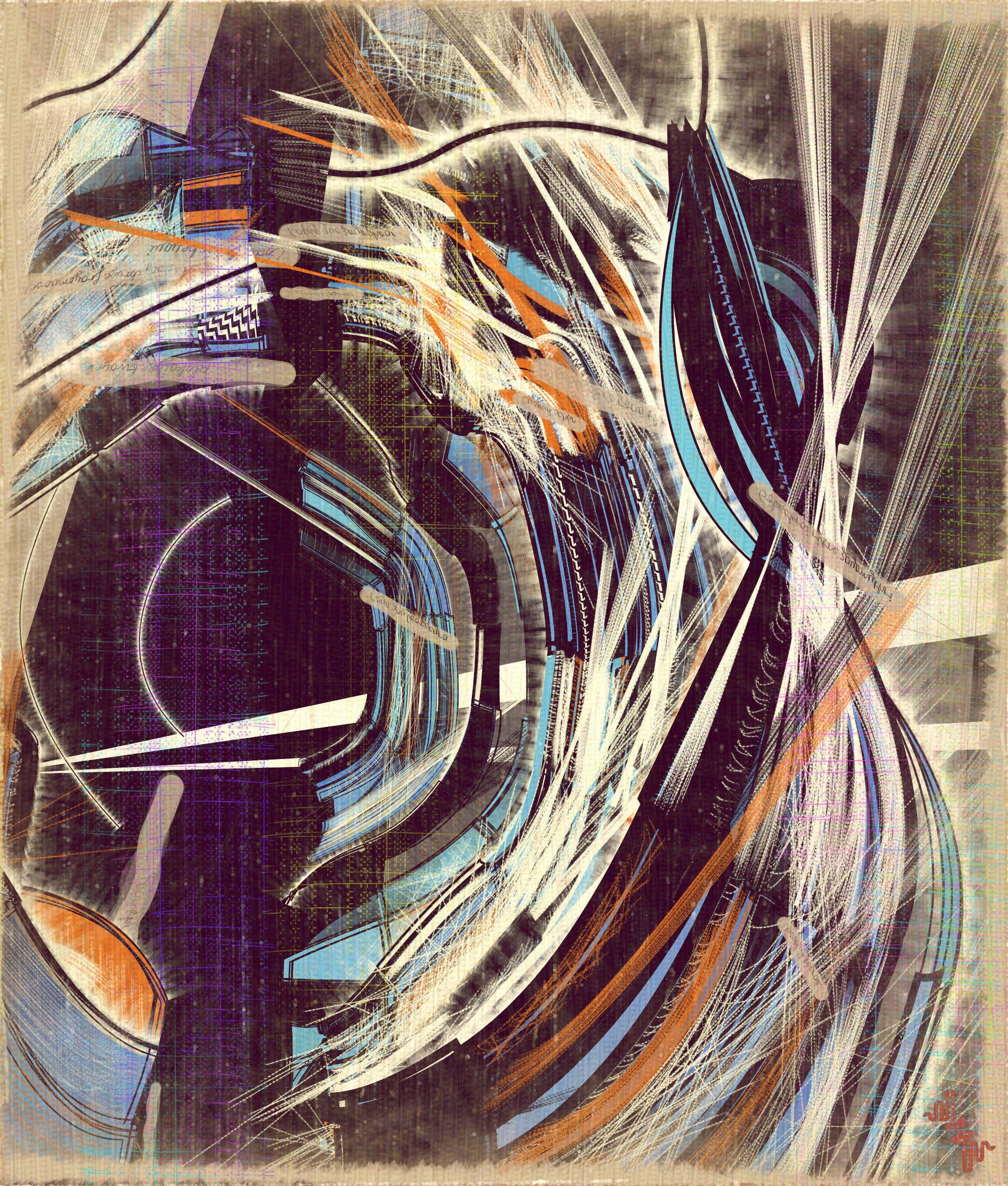 Amplitudes of Canvas #1000396