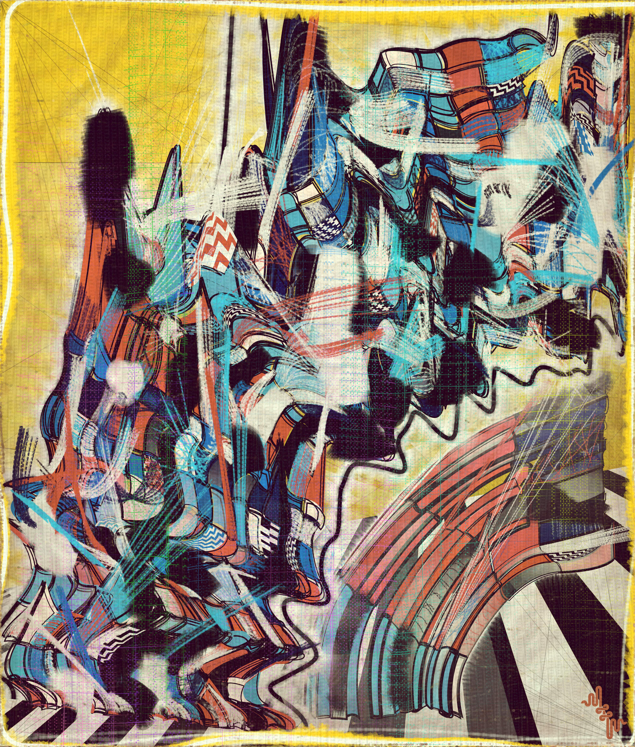 Amplitudes of Canvas #1000402