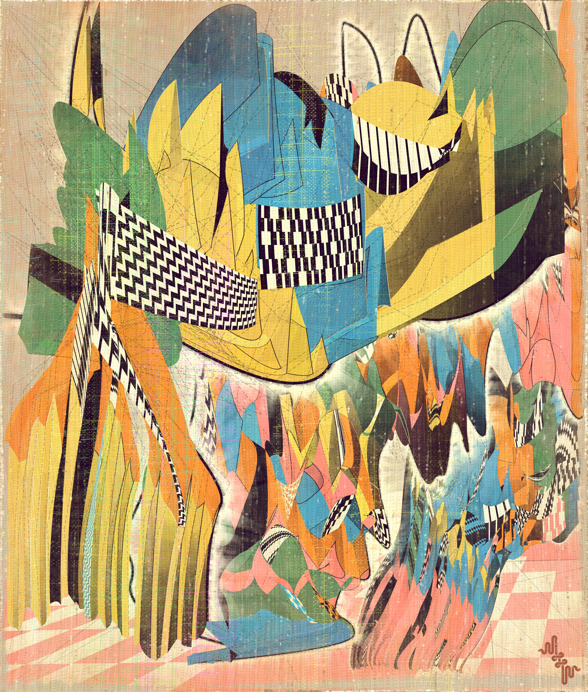 Amplitudes of Canvas #1000405