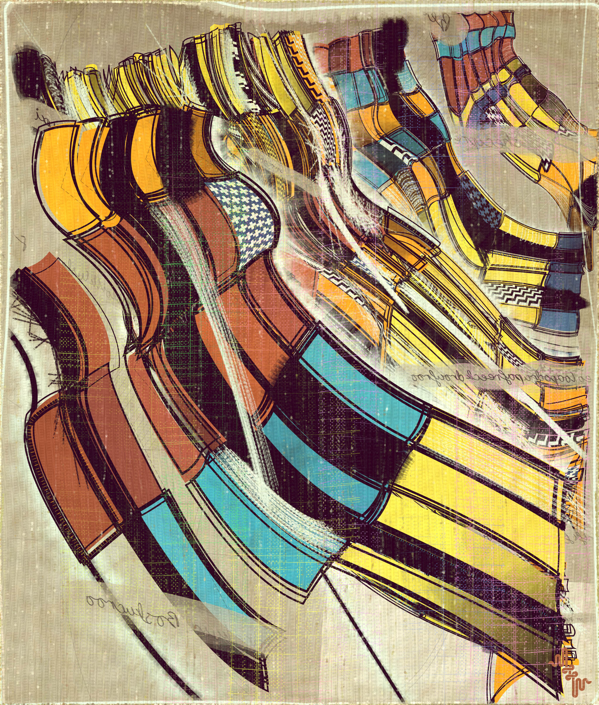 Amplitudes of Canvas #1000407