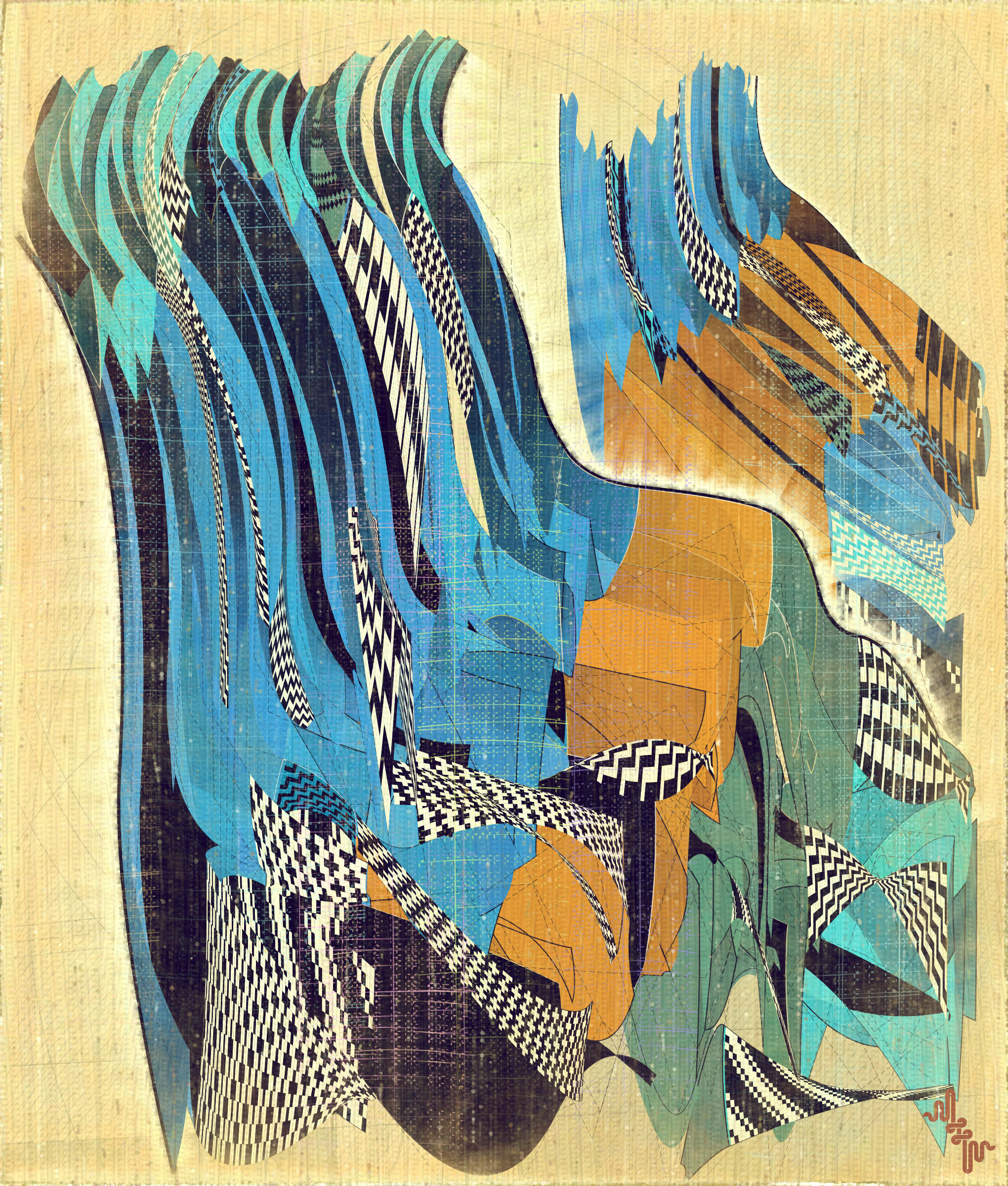 Amplitudes of Canvas #1000414