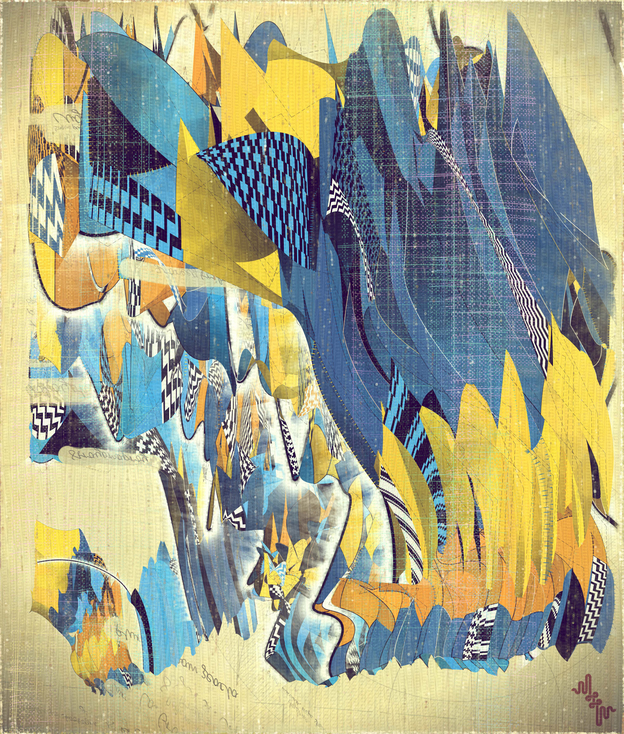 Amplitudes of Canvas #1000415