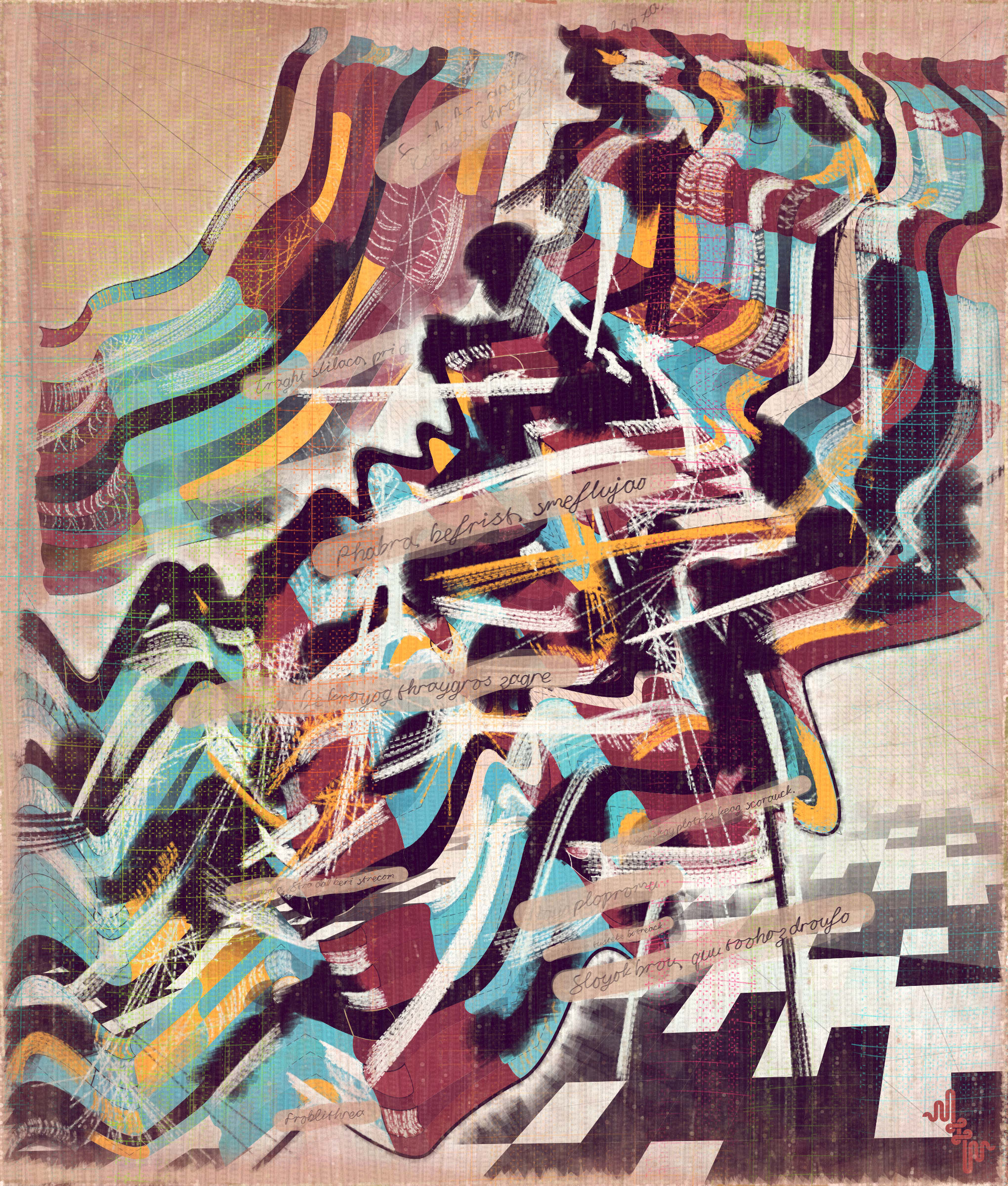 Amplitudes of Canvas #1000419