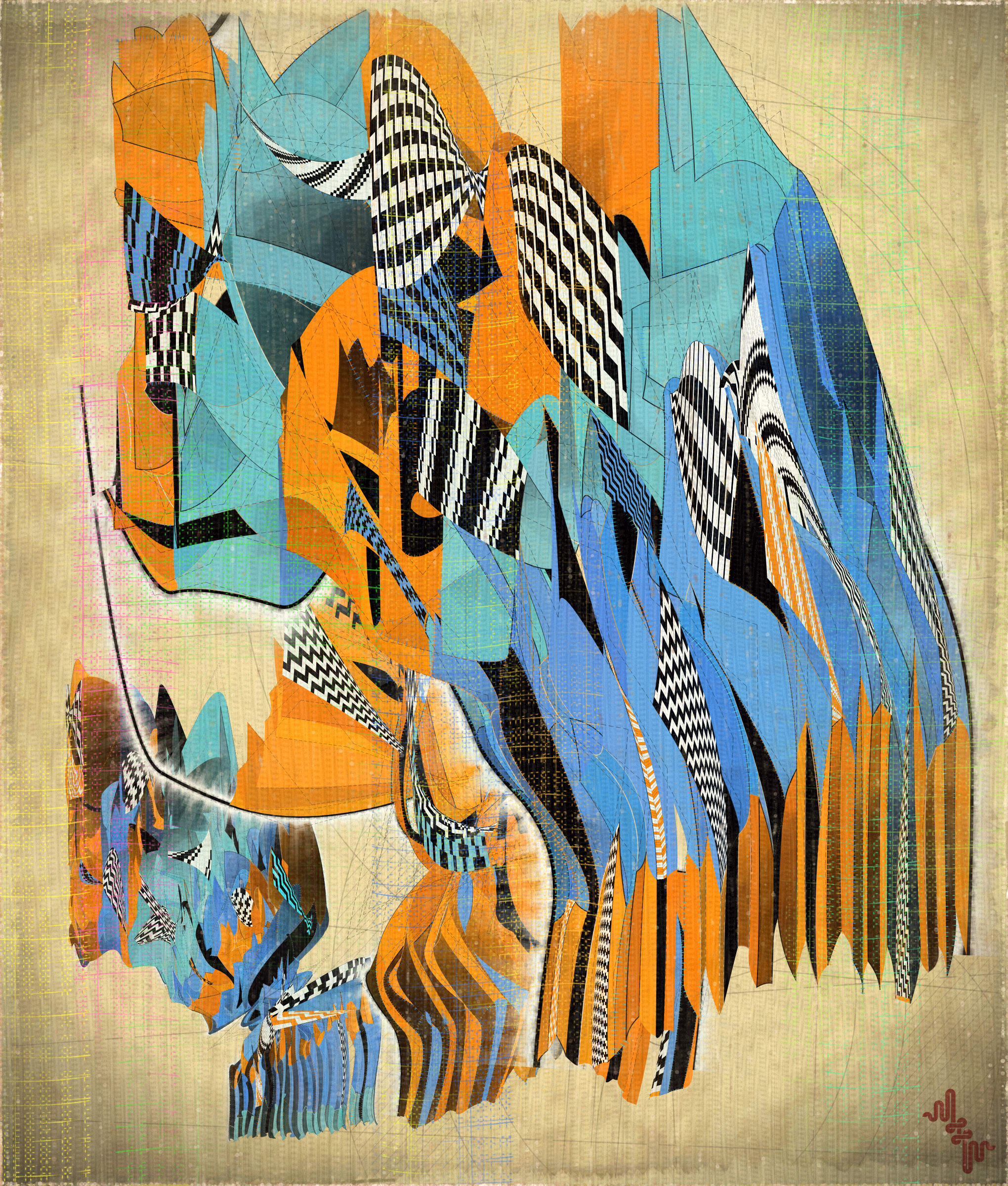 Amplitudes of Canvas #1000420