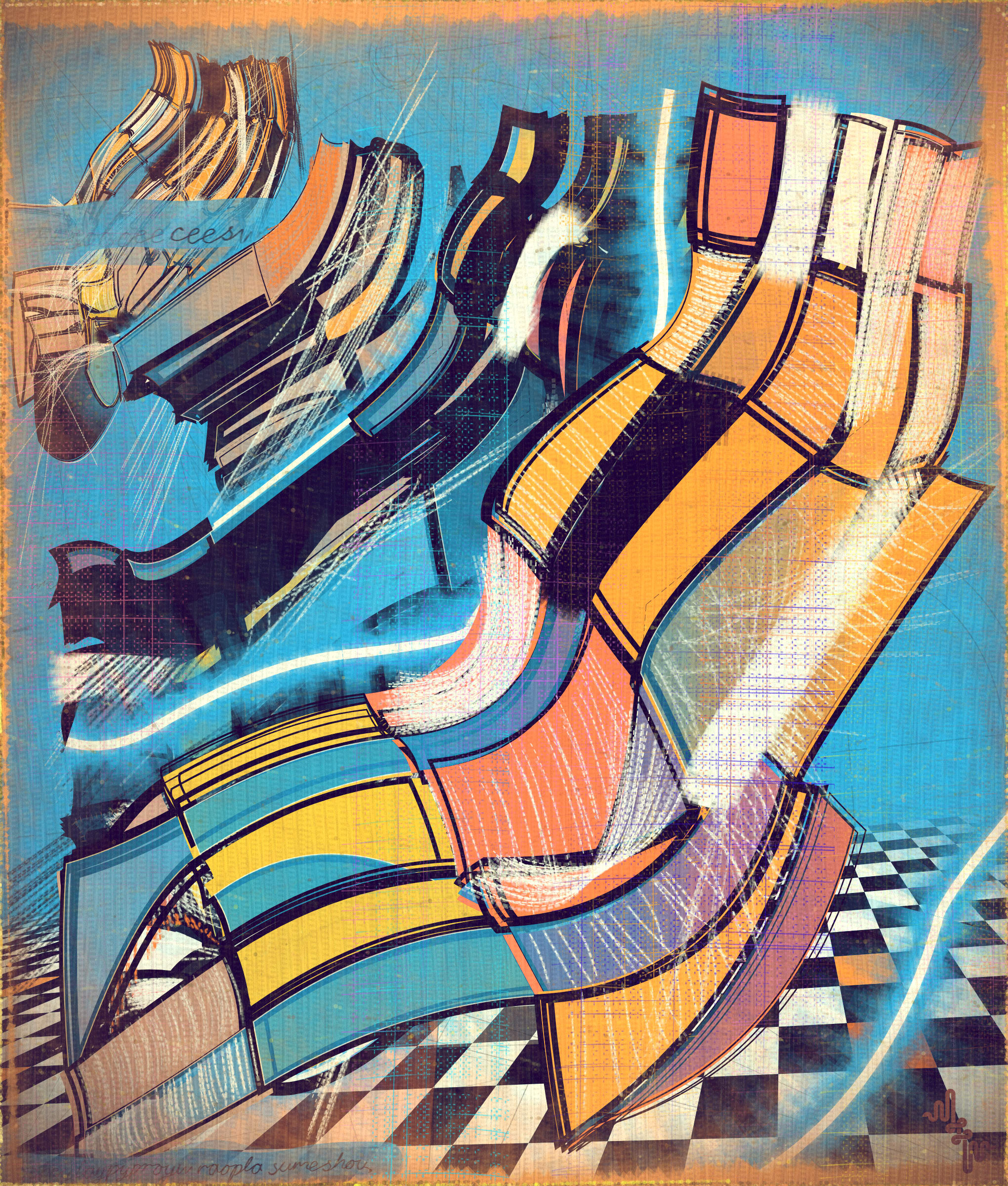 Amplitudes of Canvas #1000424