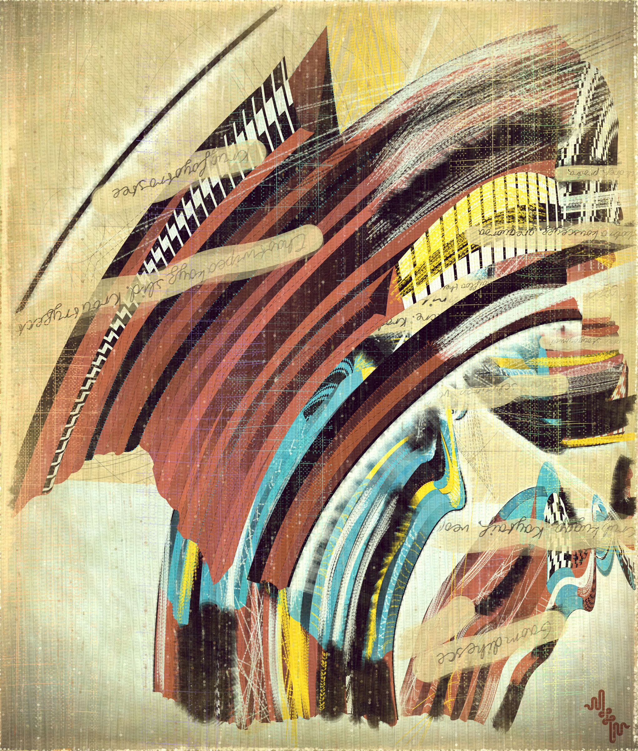 Amplitudes of Canvas #1000432