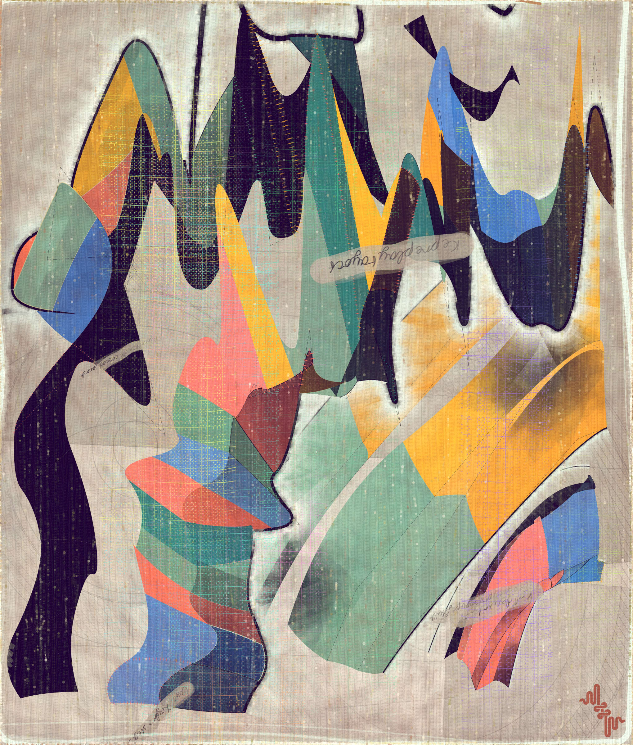 Amplitudes of Canvas #1000433