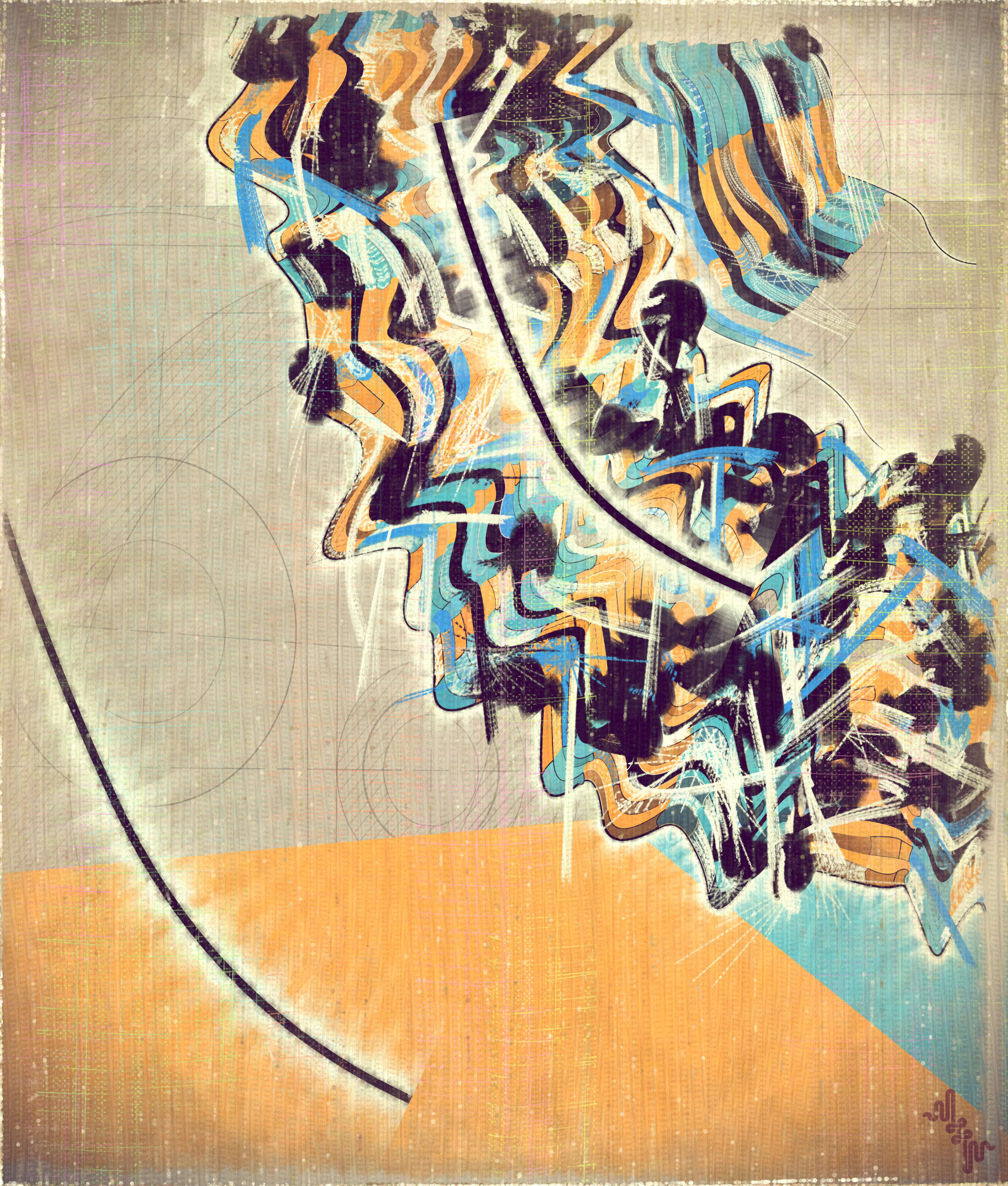 Amplitudes of Canvas #1000436