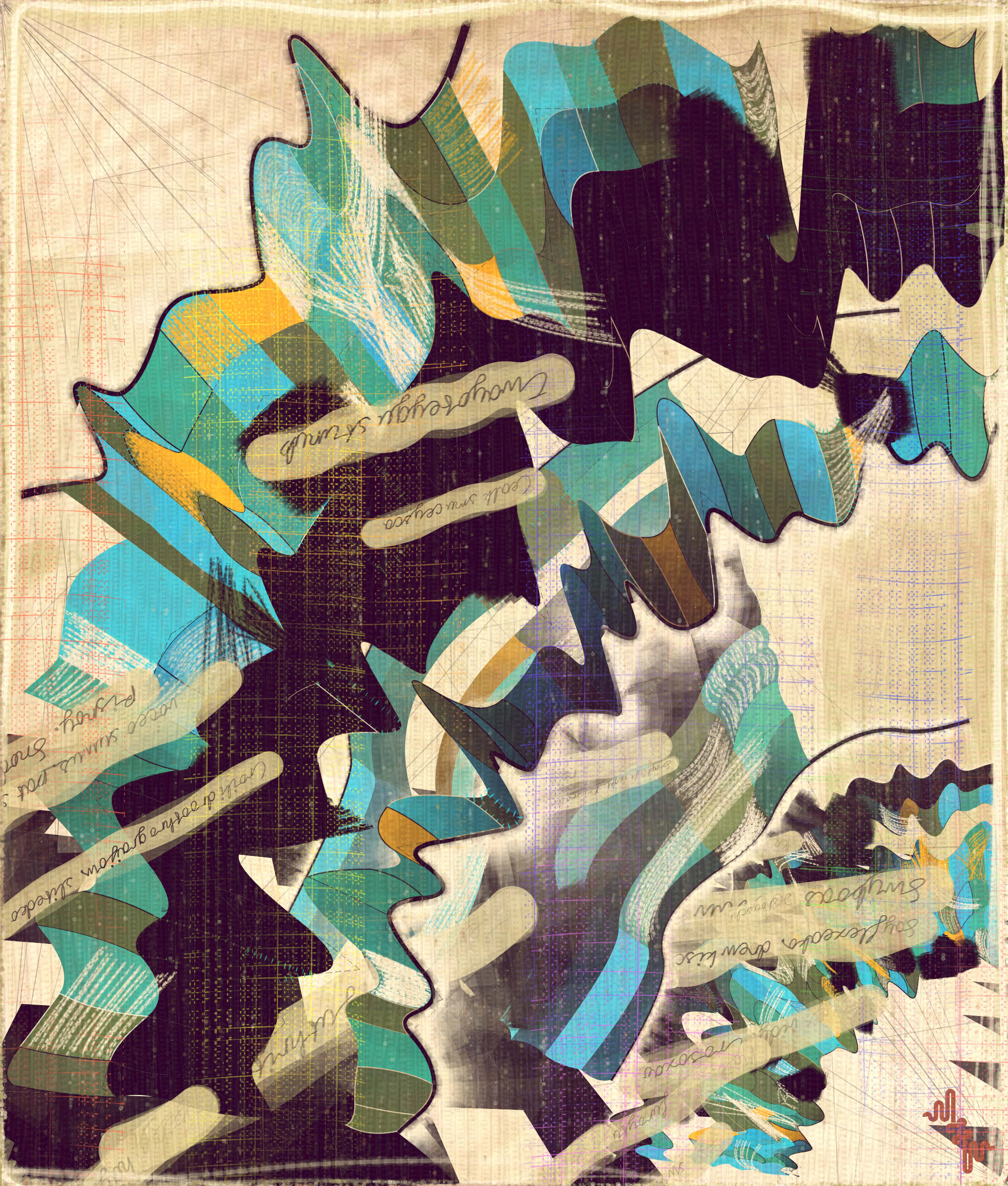 Amplitudes of Canvas #1000438
