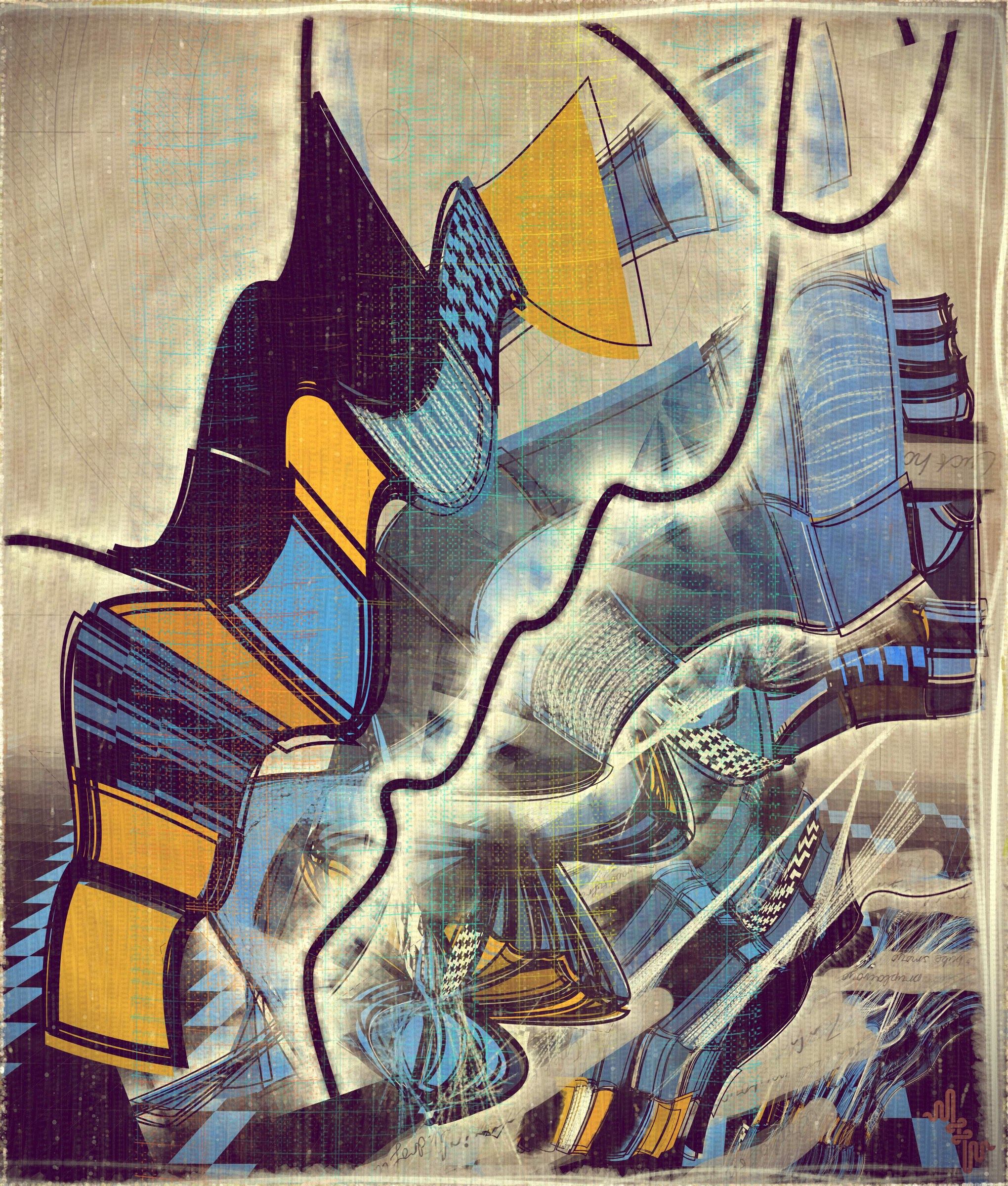 Amplitudes of Canvas #1000439