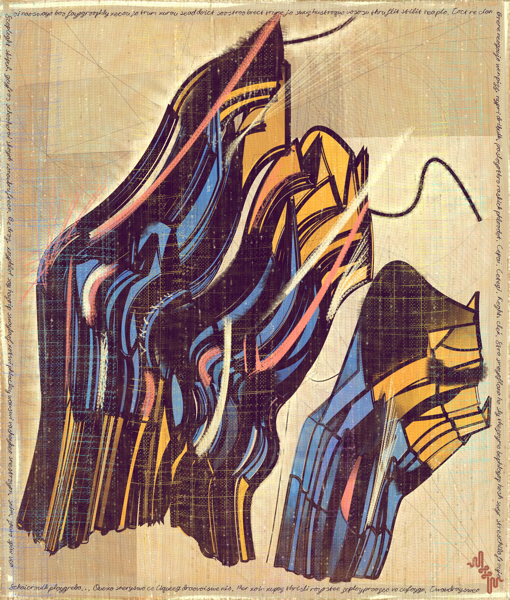 Amplitudes of Canvas #1000440